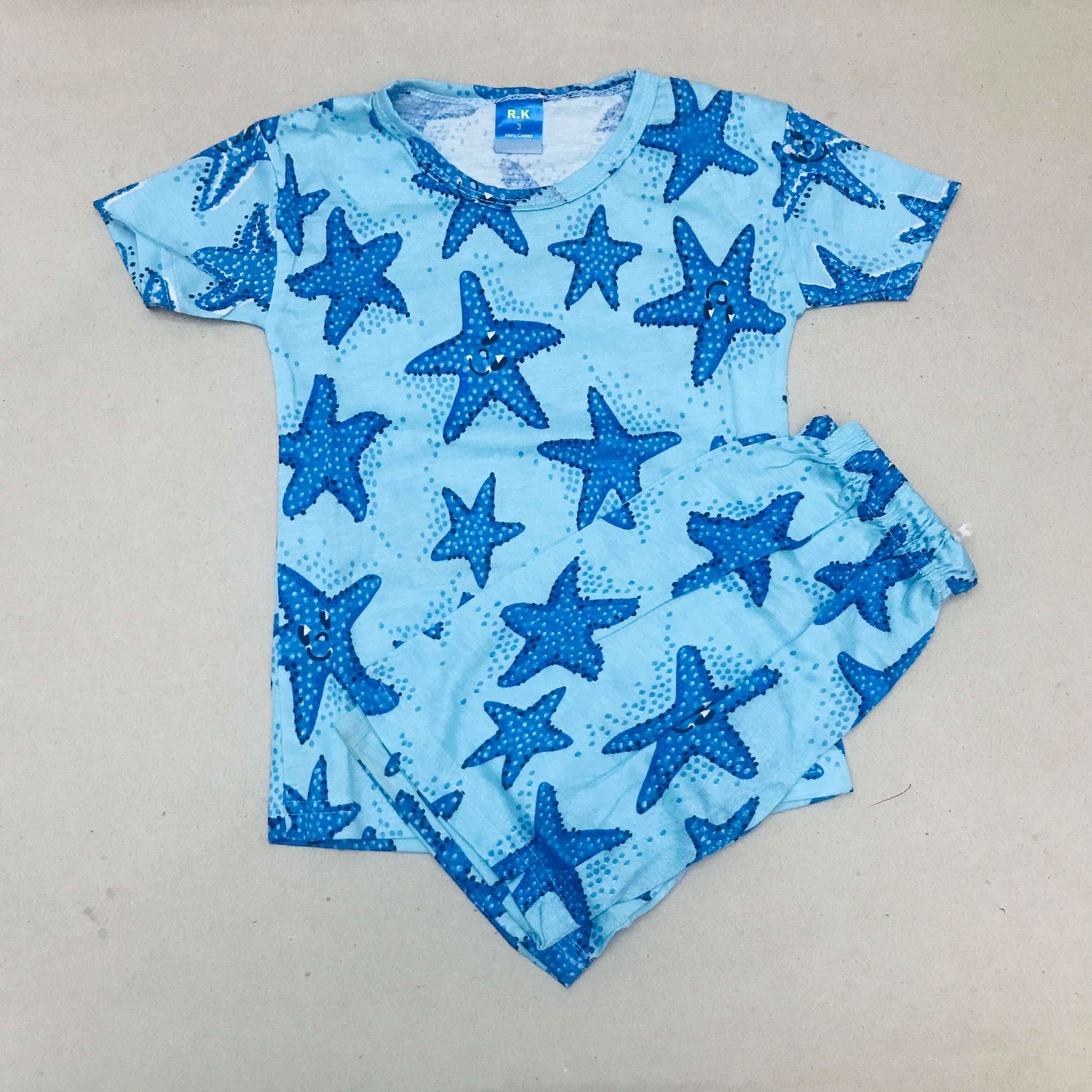 Kids Printed Shorts Set