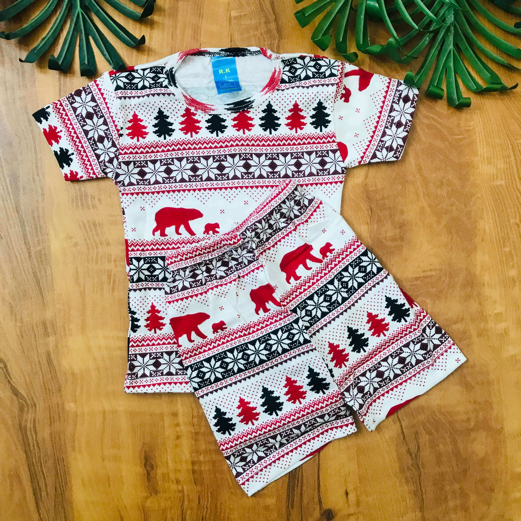 Kids Printed Shorts Set