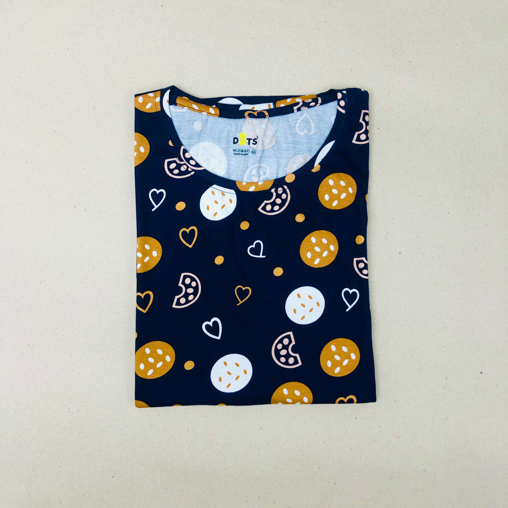 Dots Ladies Printed T-Shirt