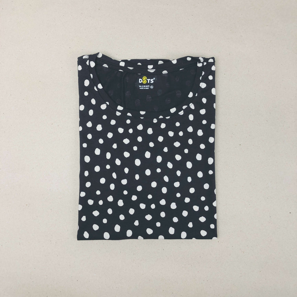 Dots Ladies Printed T-Shirt