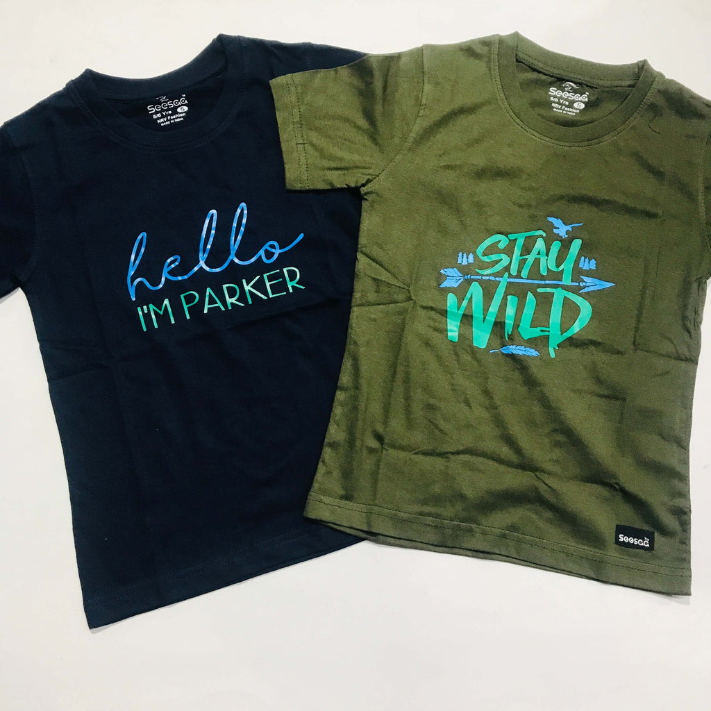 Kids T-Shirt Combo Pack Of 2