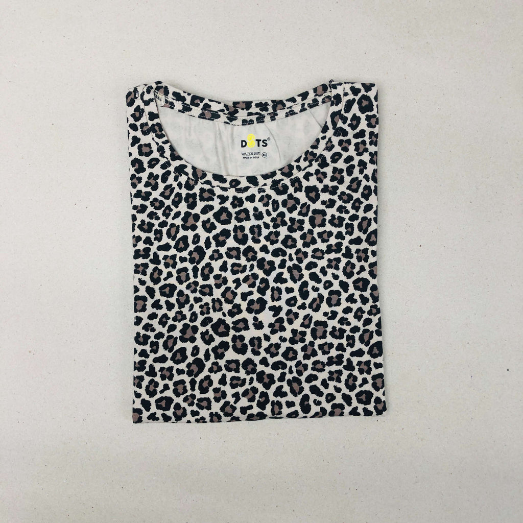 Dots Ladies Printed T-Shirt