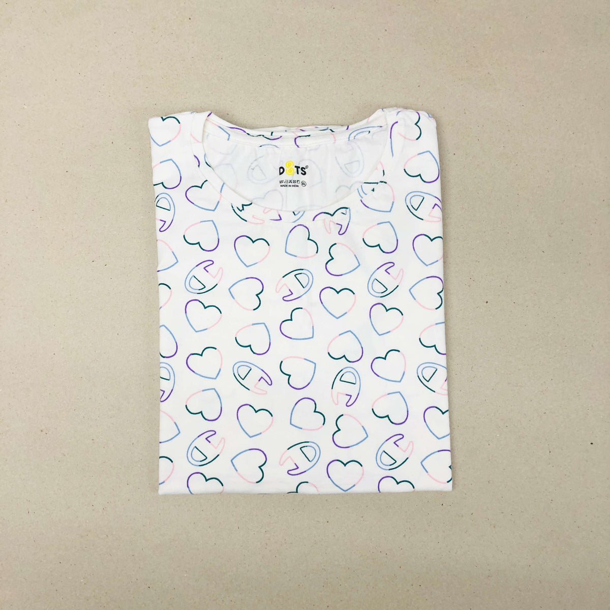 Dots Ladies Printed T-Shirt