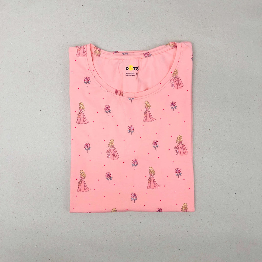 Dots Ladies Printed T-Shirt