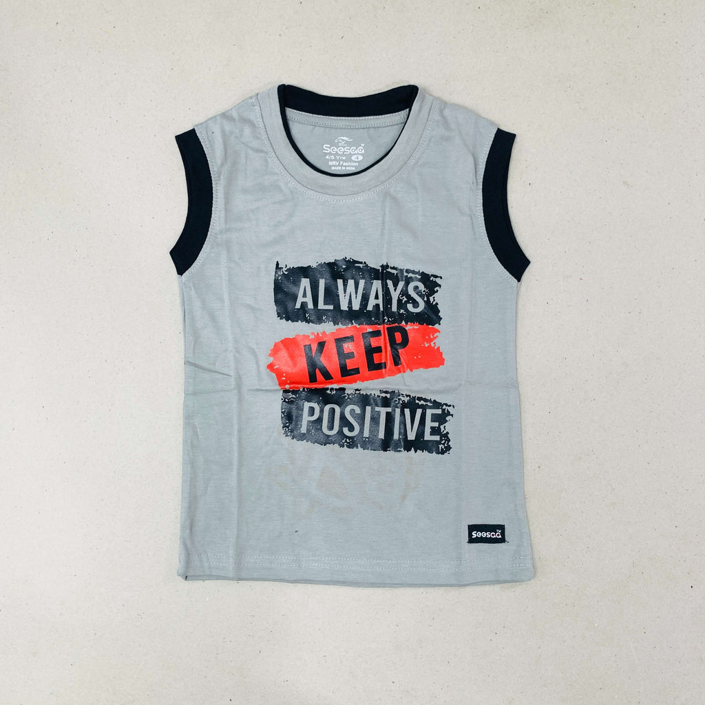 Seesaa sleeveless T-Shirt Combo Pack Of 2