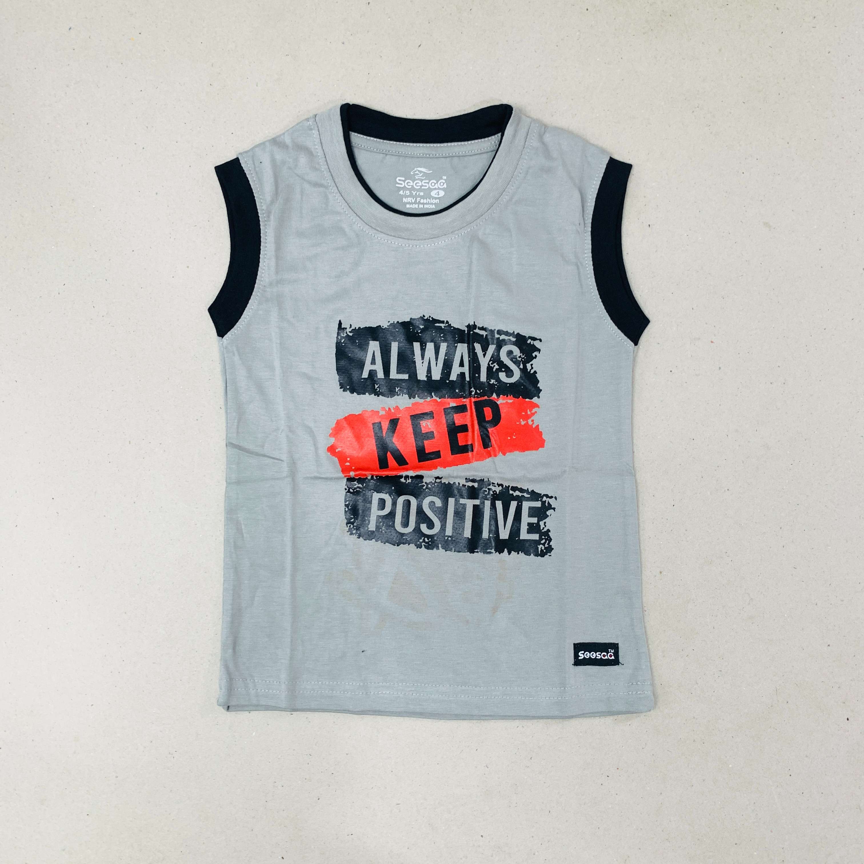 Seesaa sleeveless T-Shirt Combo Pack Of 2