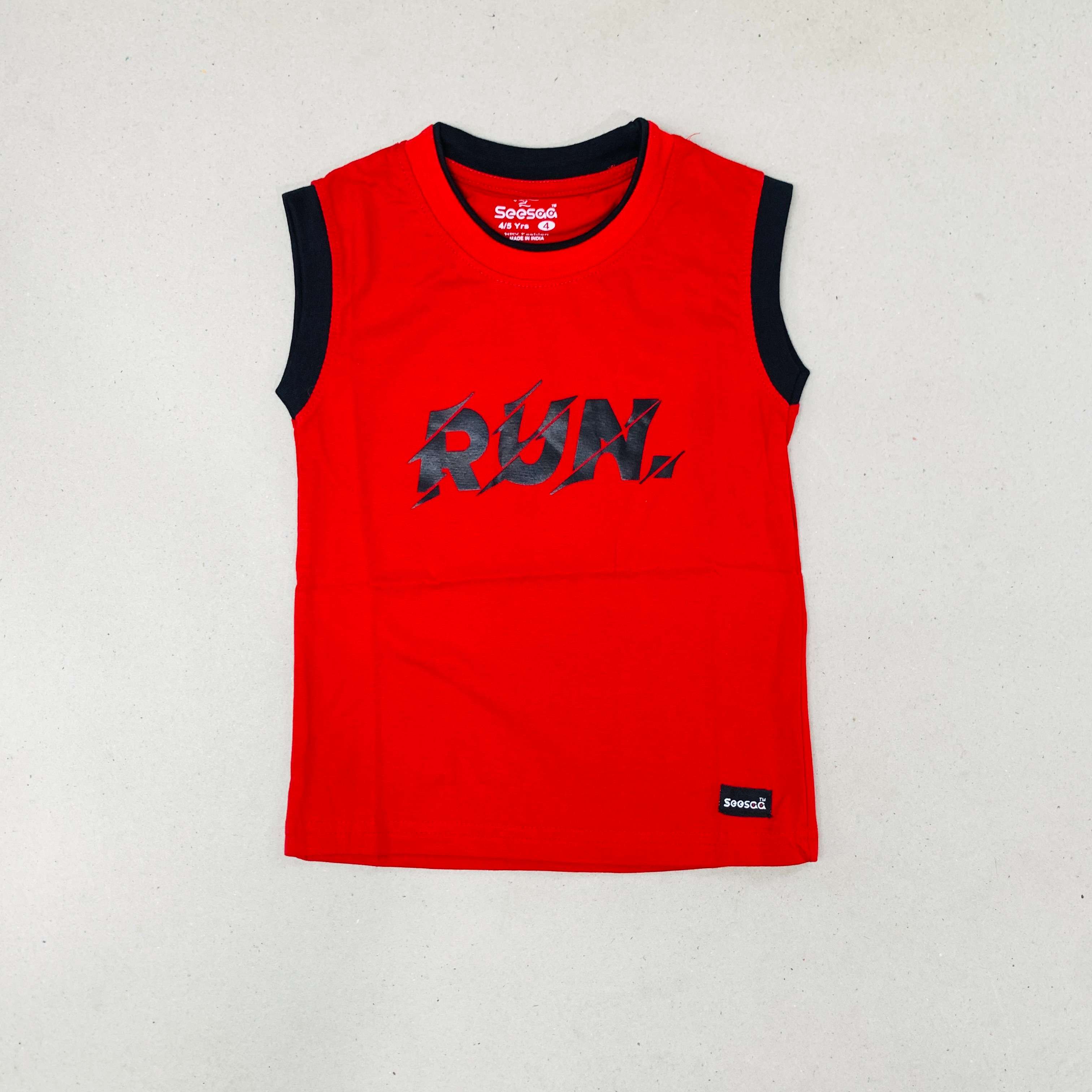 Seesaa sleeveless T-Shirt Combo Pack Of 2
