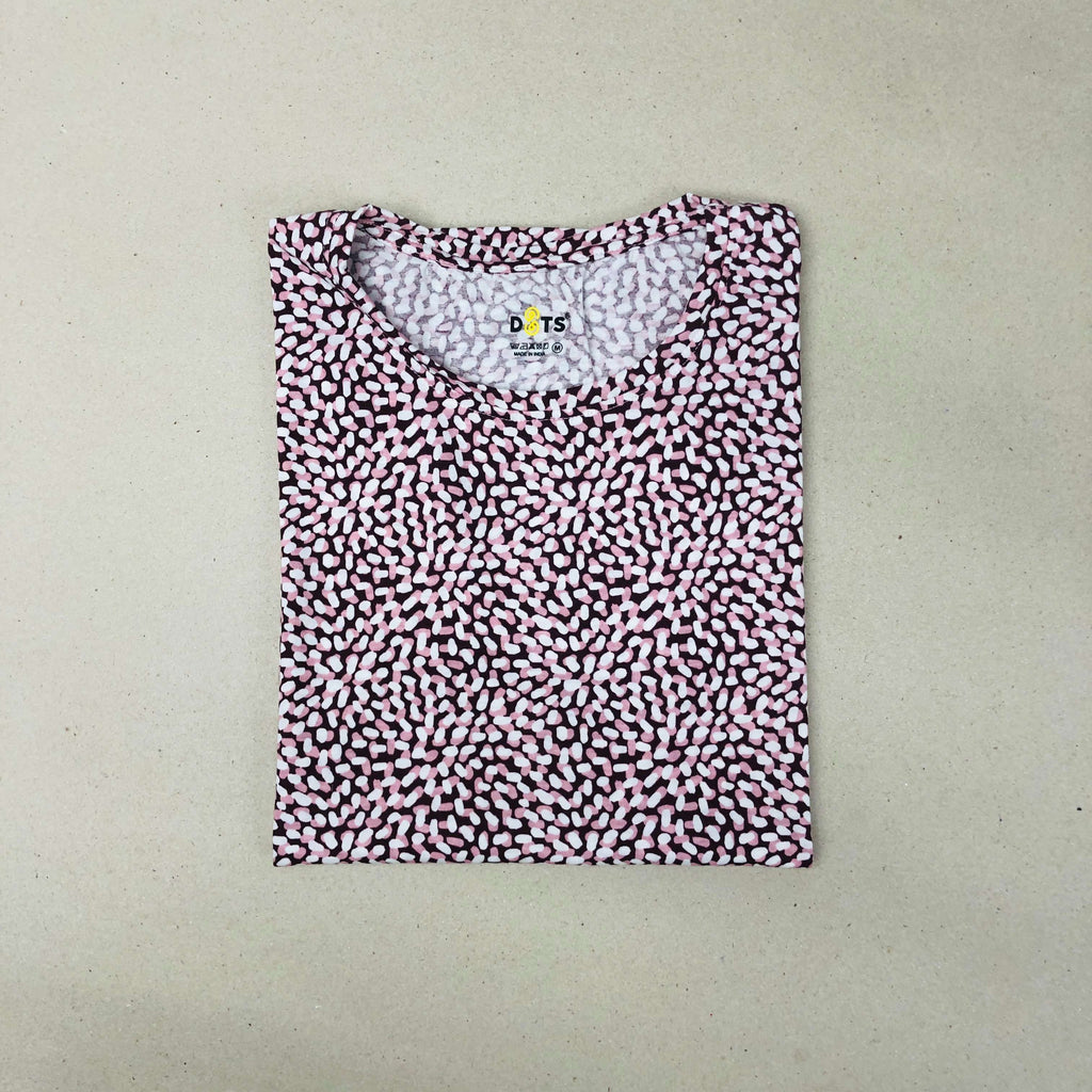 Dots Ladies Printed T-Shirt