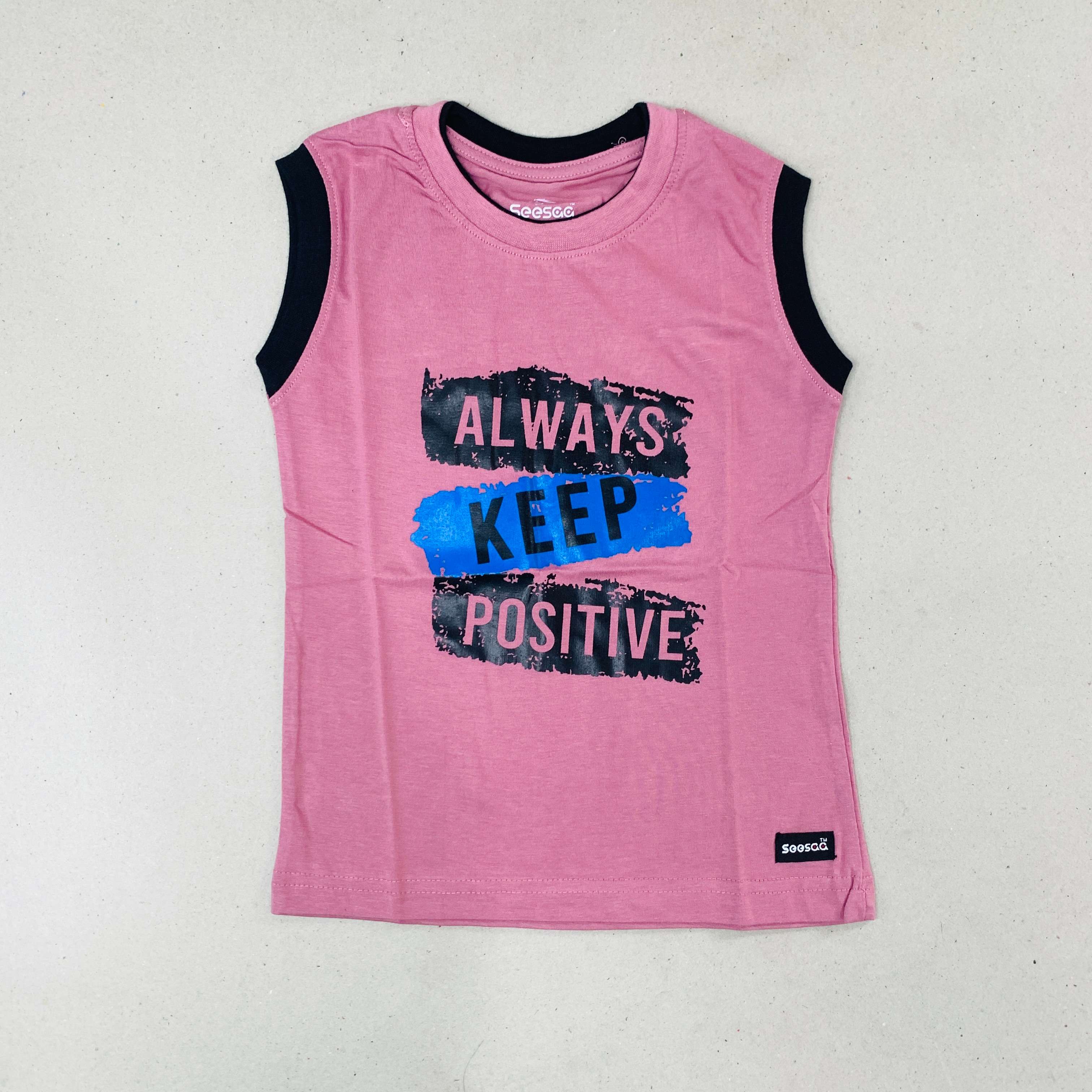 Seesaa sleeveless T-Shirt Combo Pack Of 2
