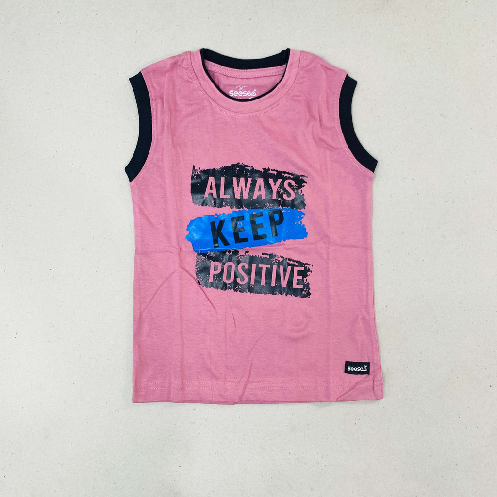 Seesaa sleeveless T-Shirt Combo Pack Of 2