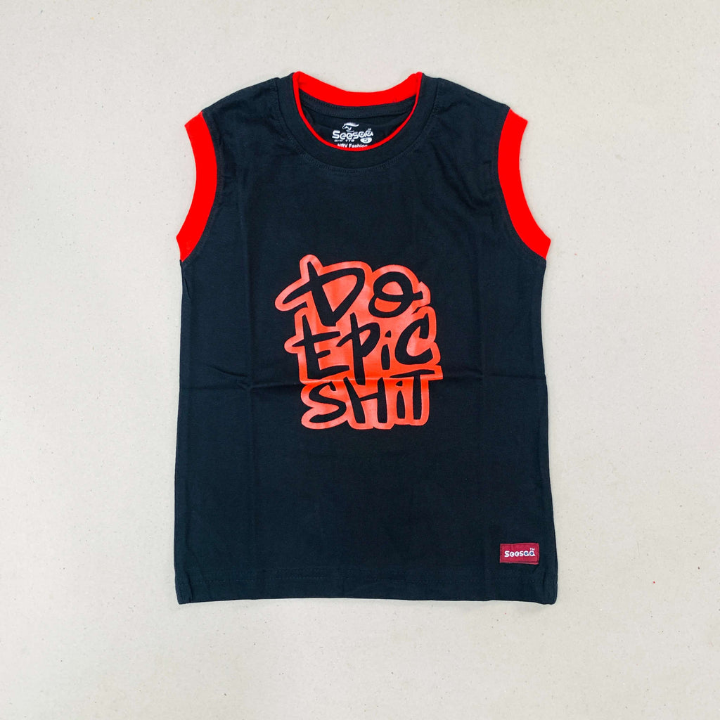 Seesaa sleeveless T-Shirt Combo Pack Of 2