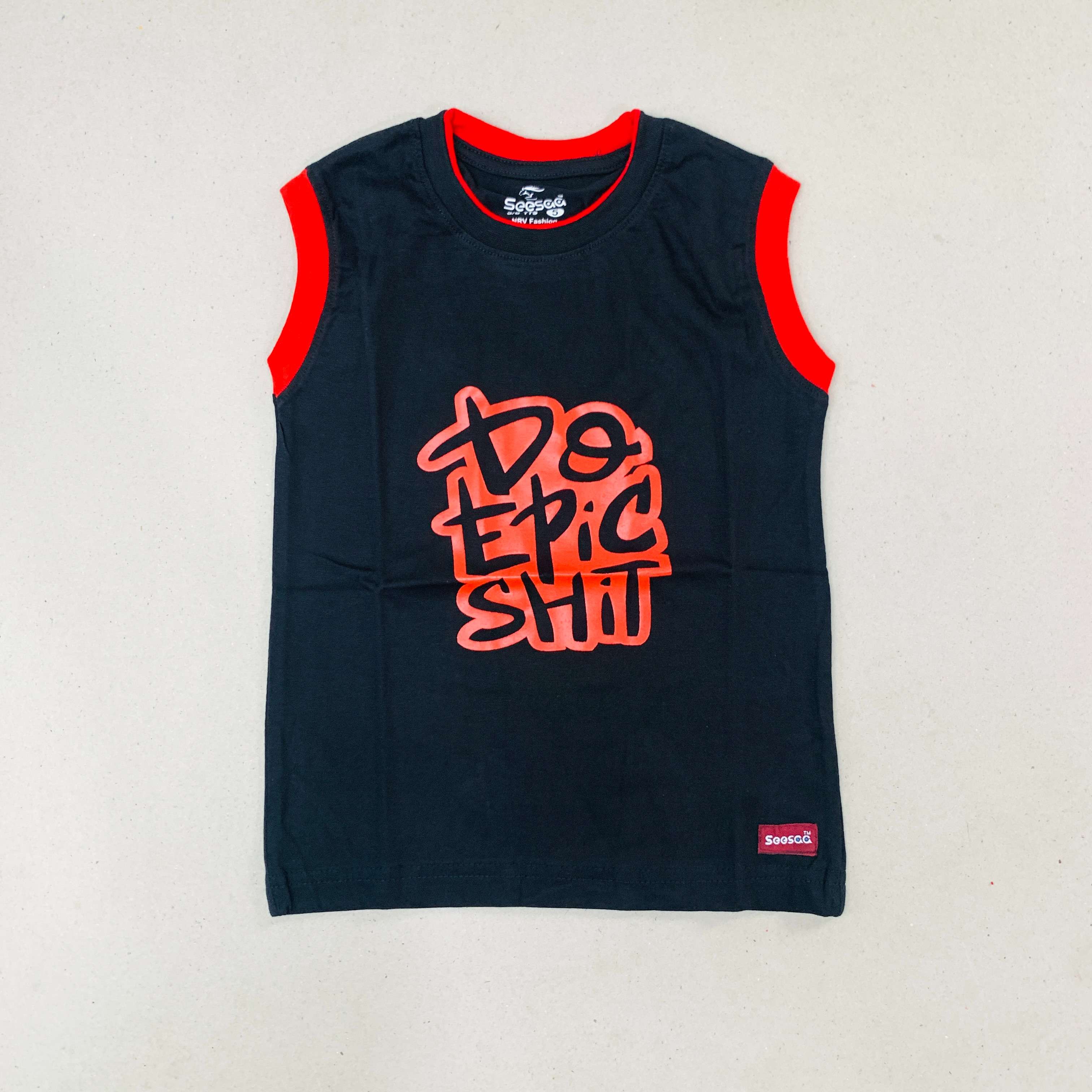 Seesaa sleeveless T-Shirt Combo Pack Of 2
