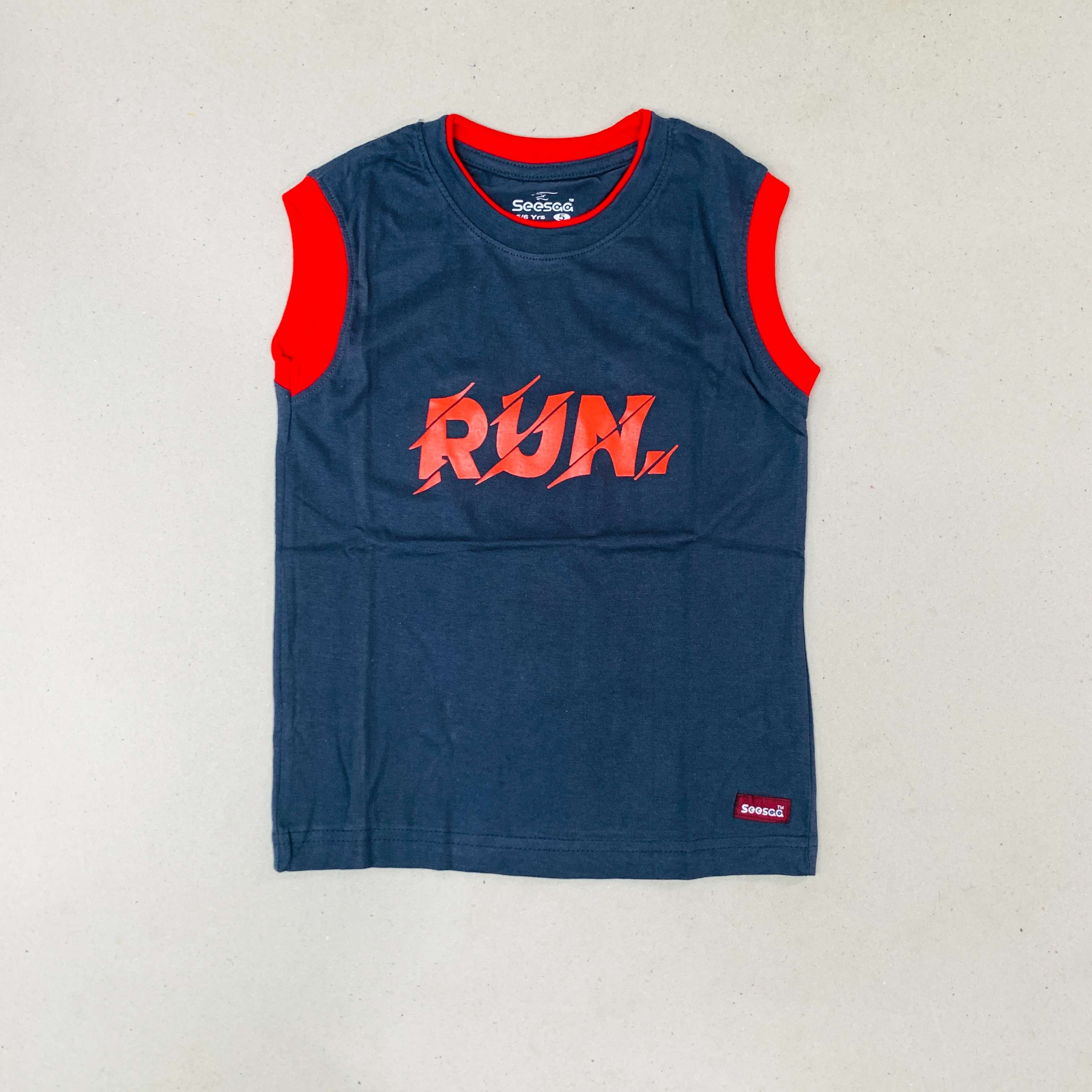 Seesaa sleeveless T-Shirt Combo Pack Of 2