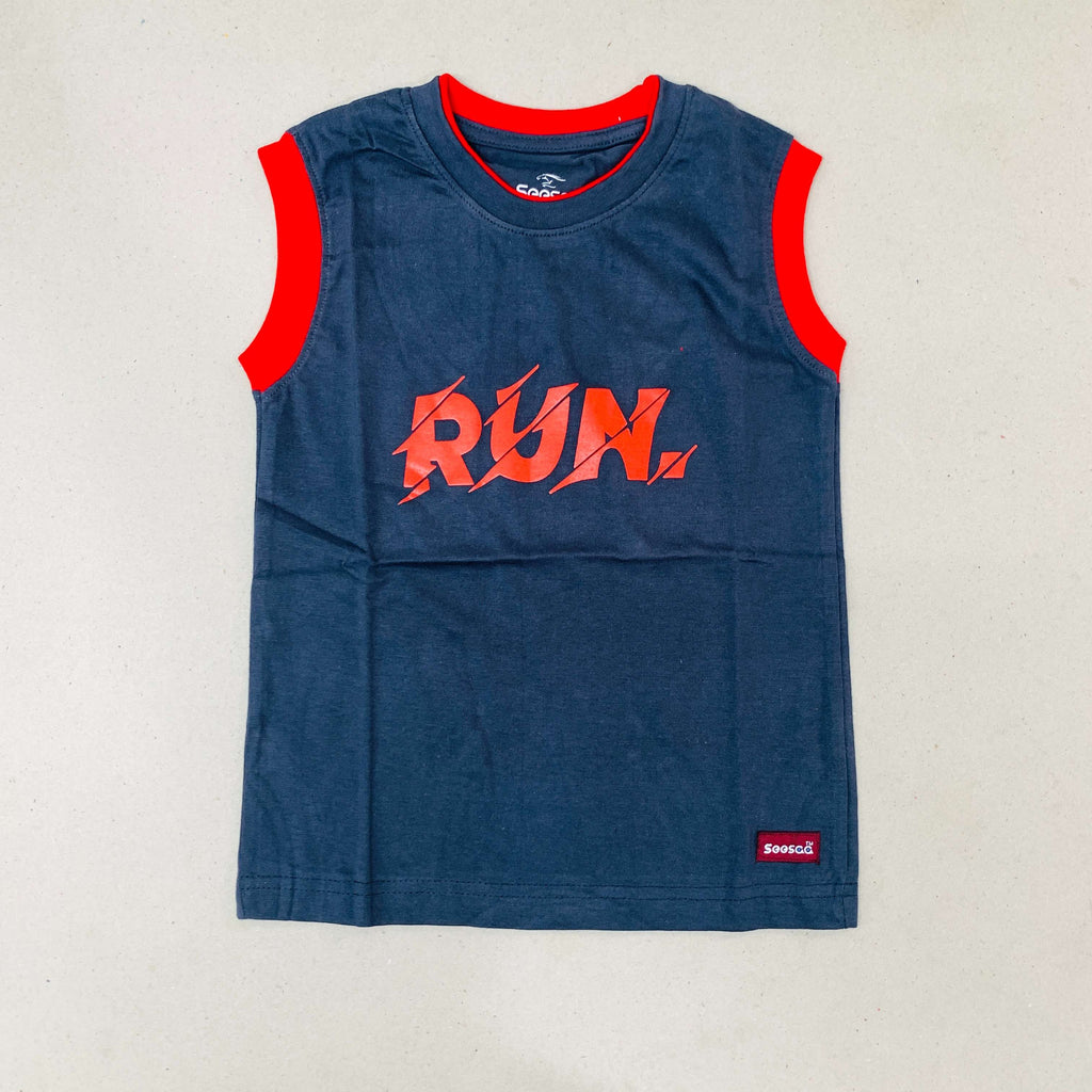 Seesaa sleeveless T-Shirt Combo Pack Of 2