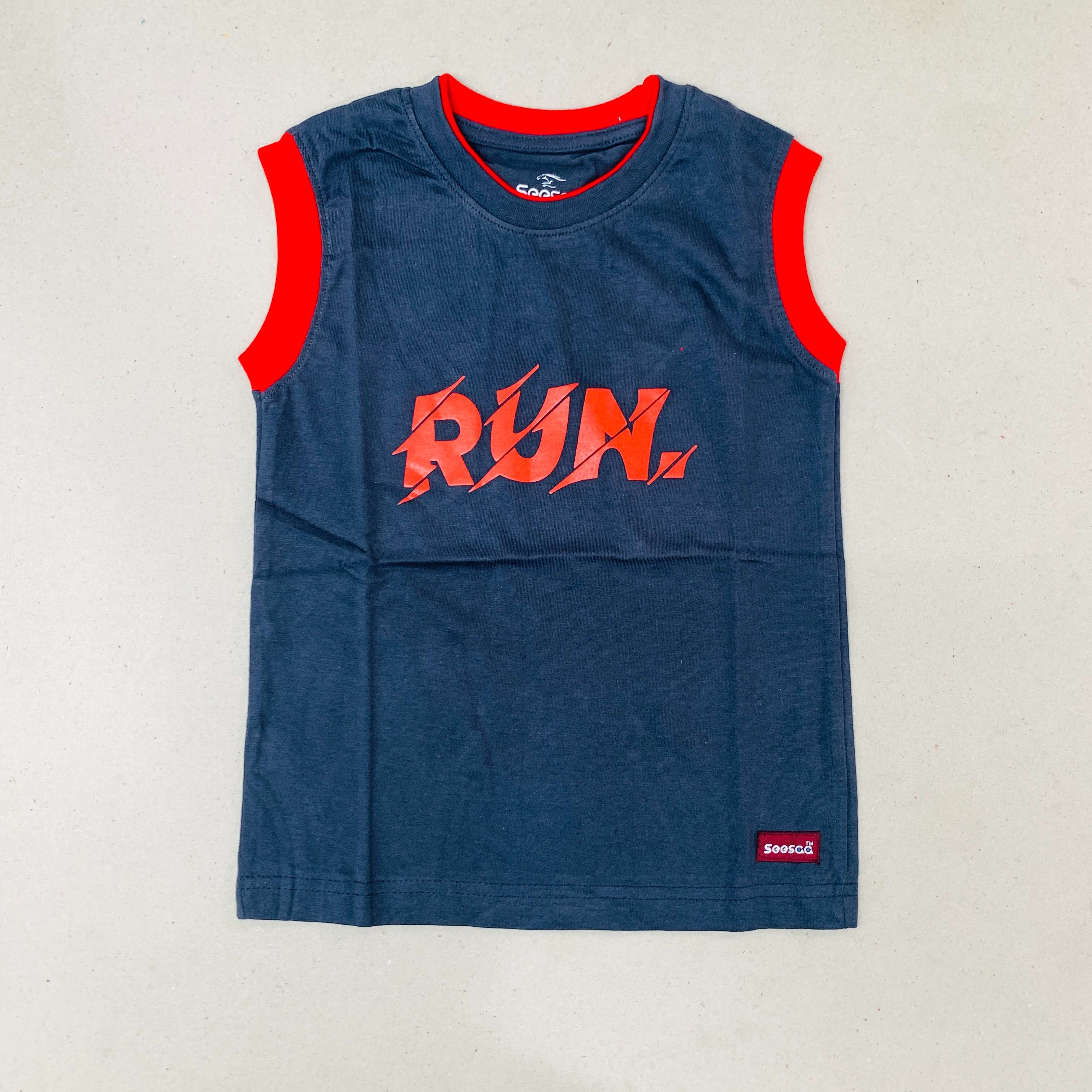 Seesaa sleeveless T-Shirt Combo Pack Of 2