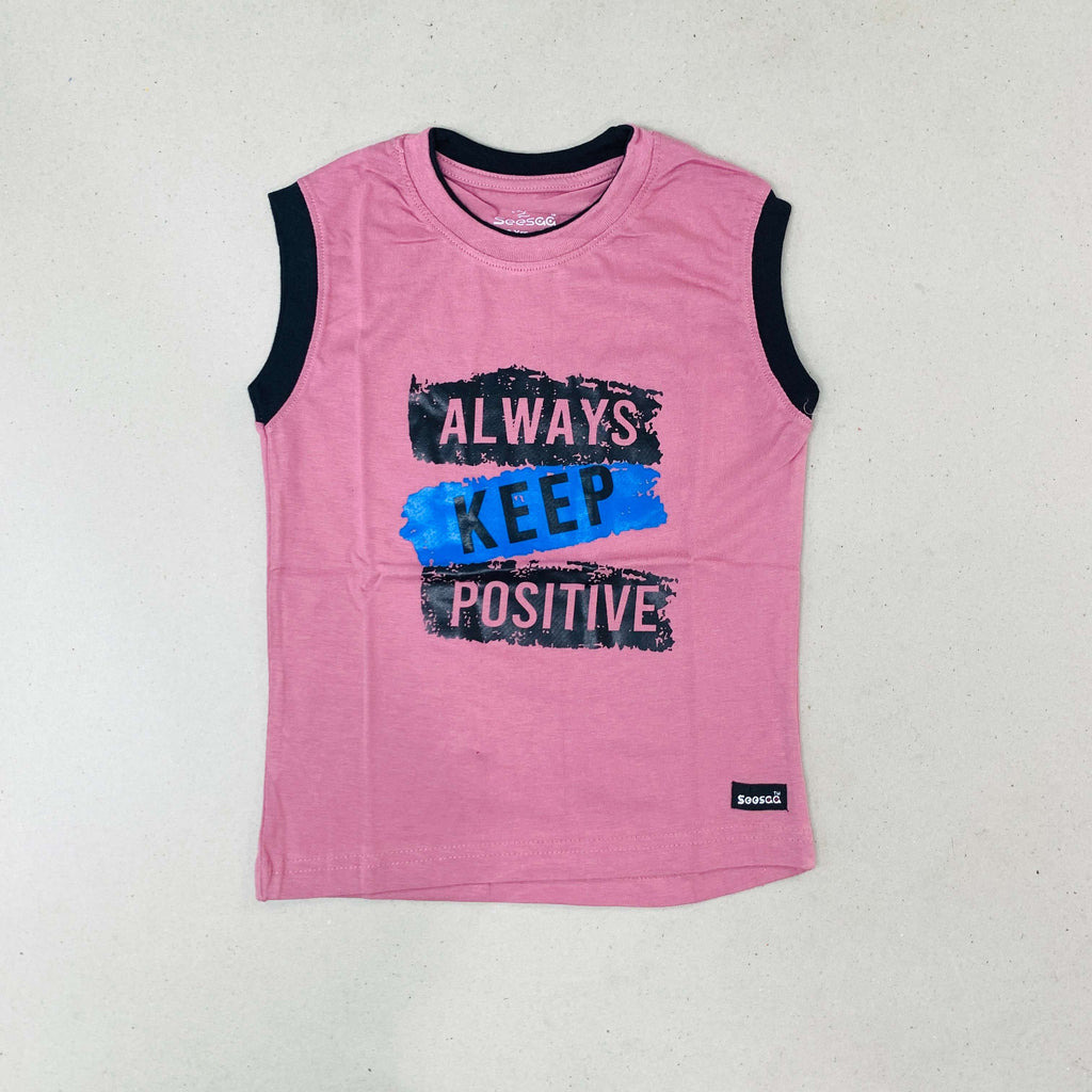 Seesaa sleeveless T-Shirt Combo Pack Of 2