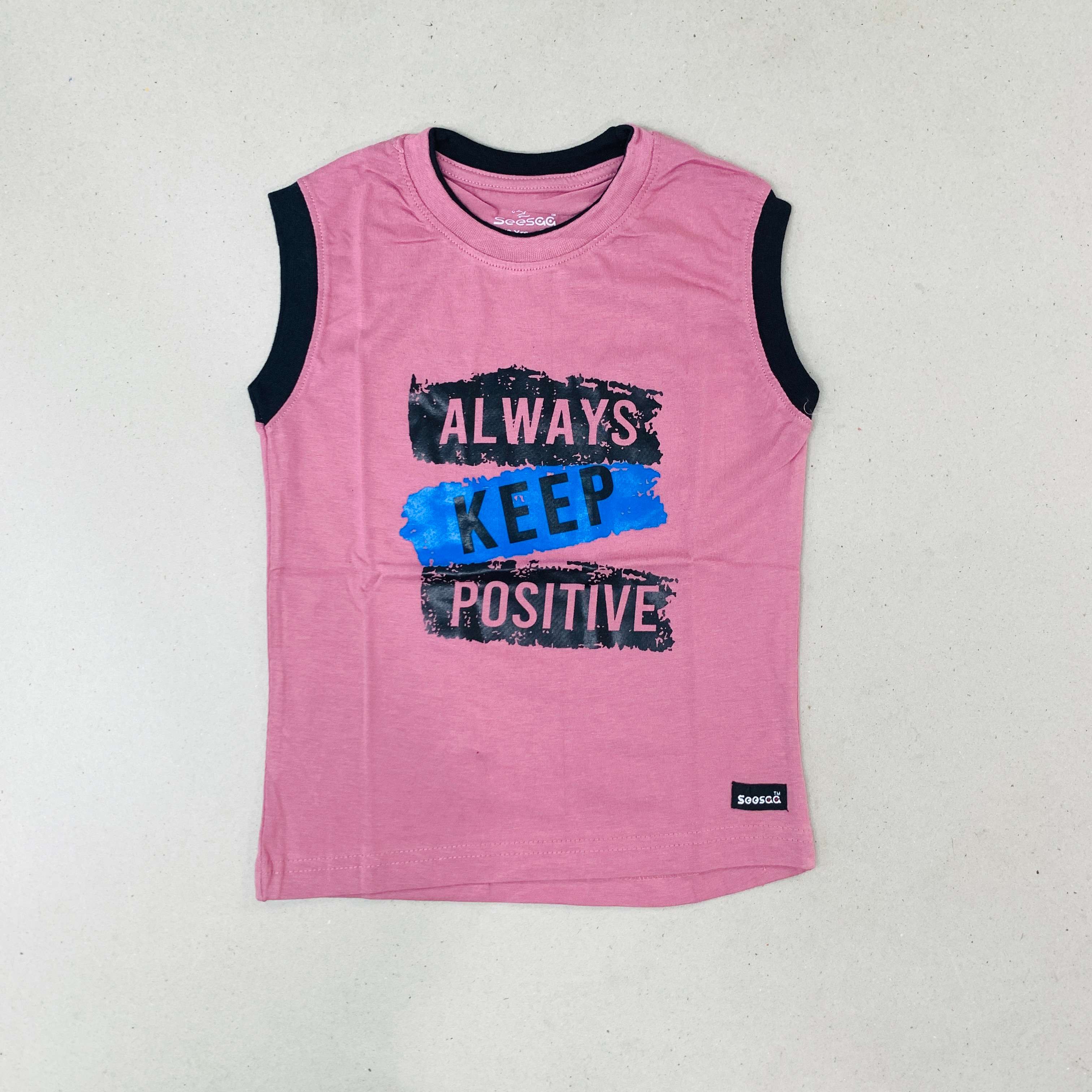 Seesaa sleeveless T-Shirt Combo Pack Of 2