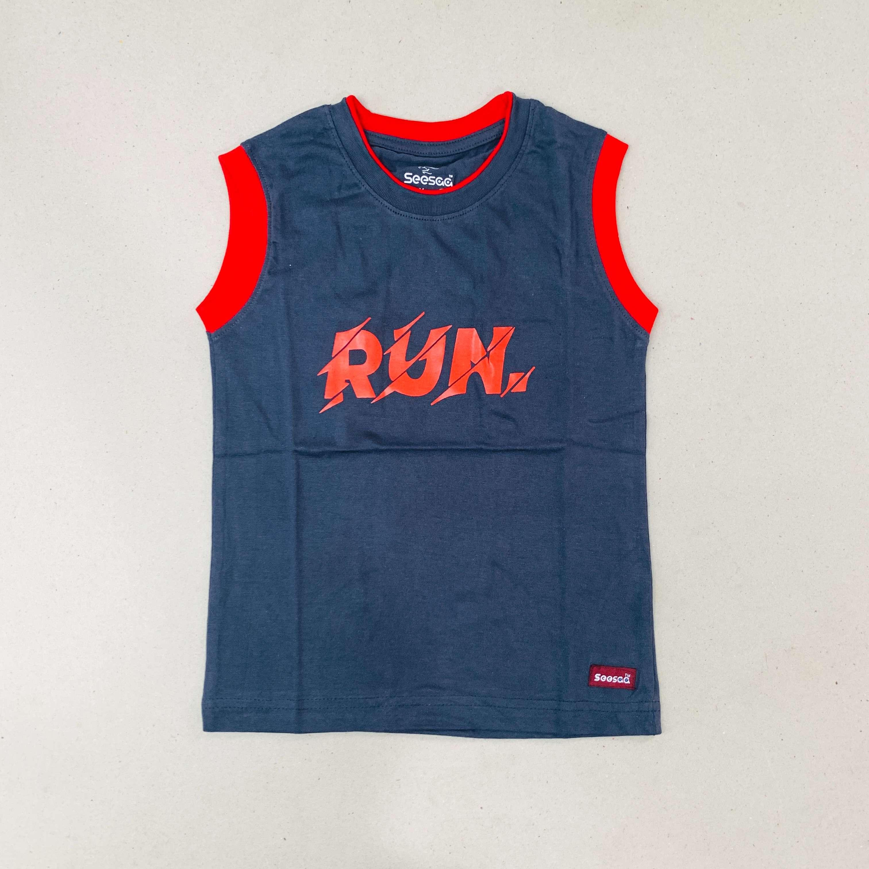 Seesaa sleeveless T-Shirt Combo Pack Of 2