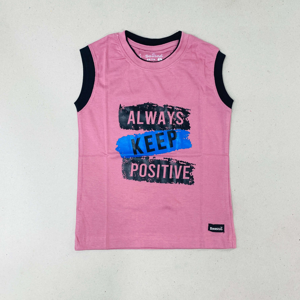 Seesaa sleeveless T-Shirt Combo Pack Of 2
