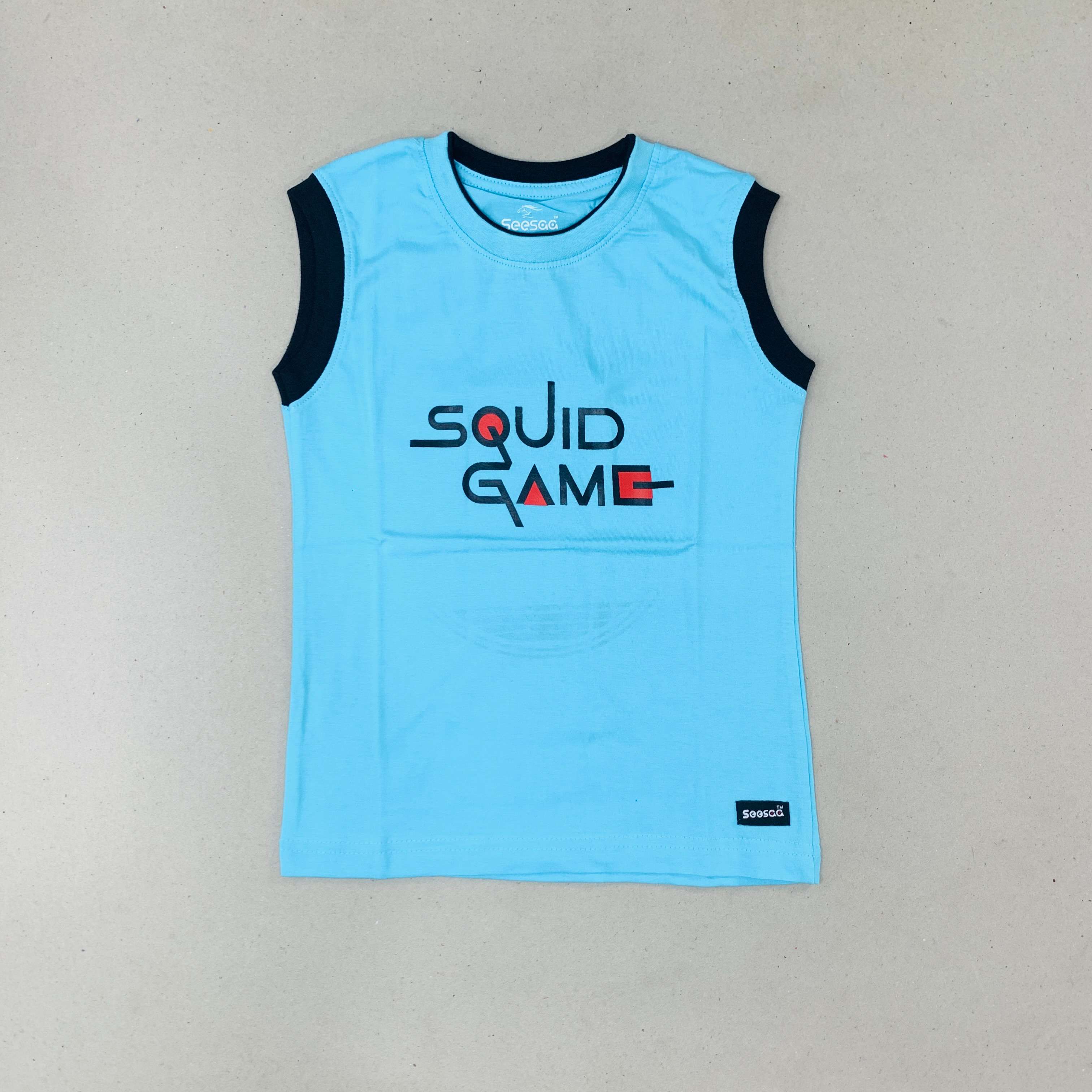 Seesaa sleeveless T-Shirt Combo Pack Of 2