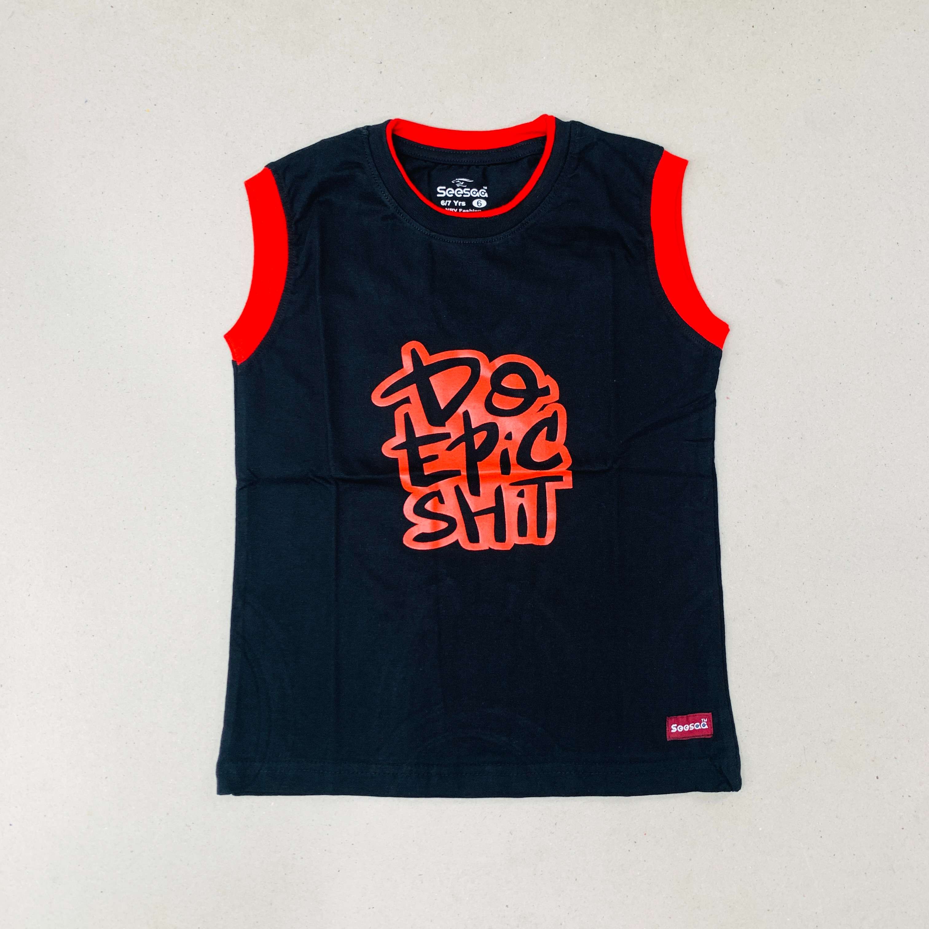Seesaa sleeveless T-Shirt Combo Pack Of 2