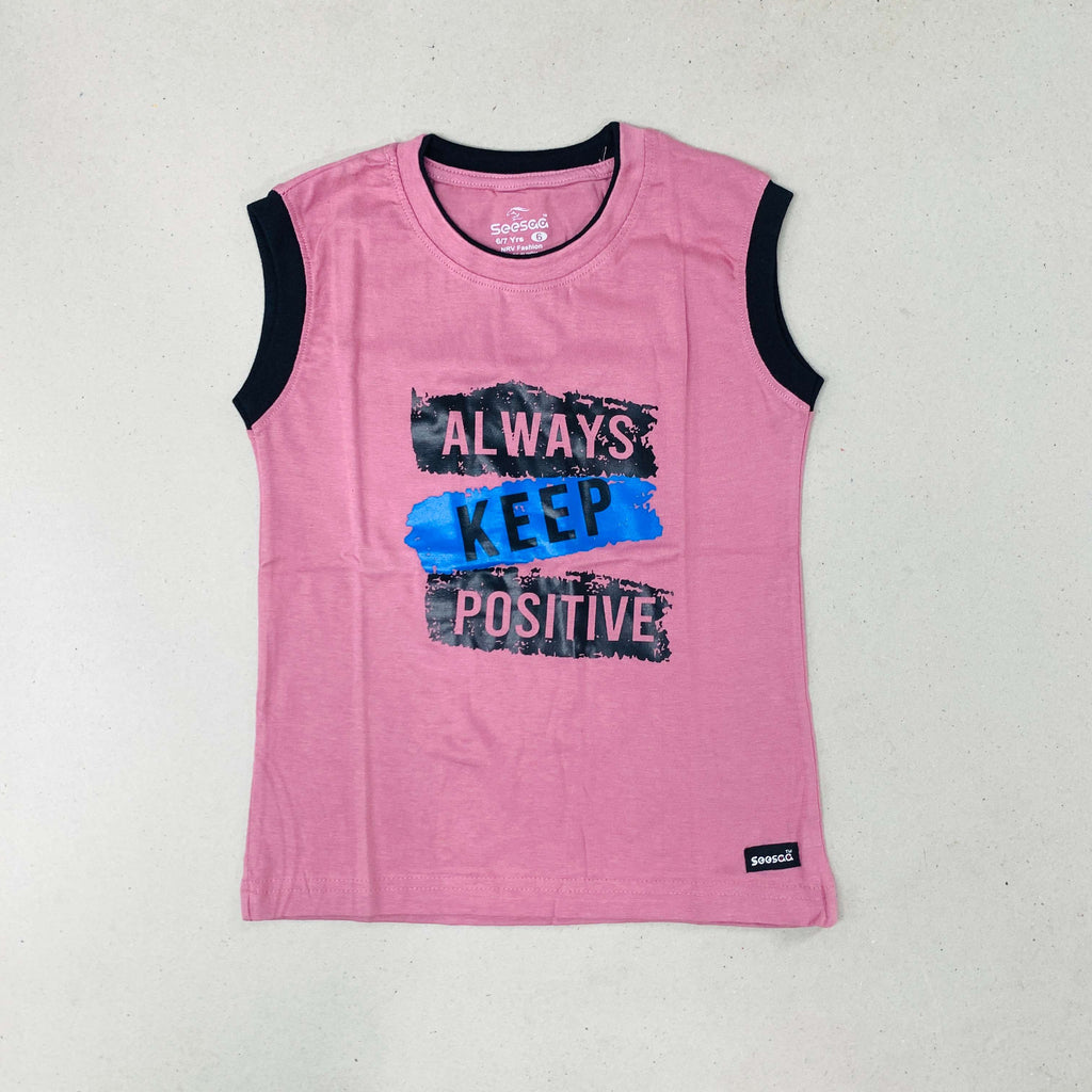 Seesaa sleeveless T-Shirt Combo Pack Of 2