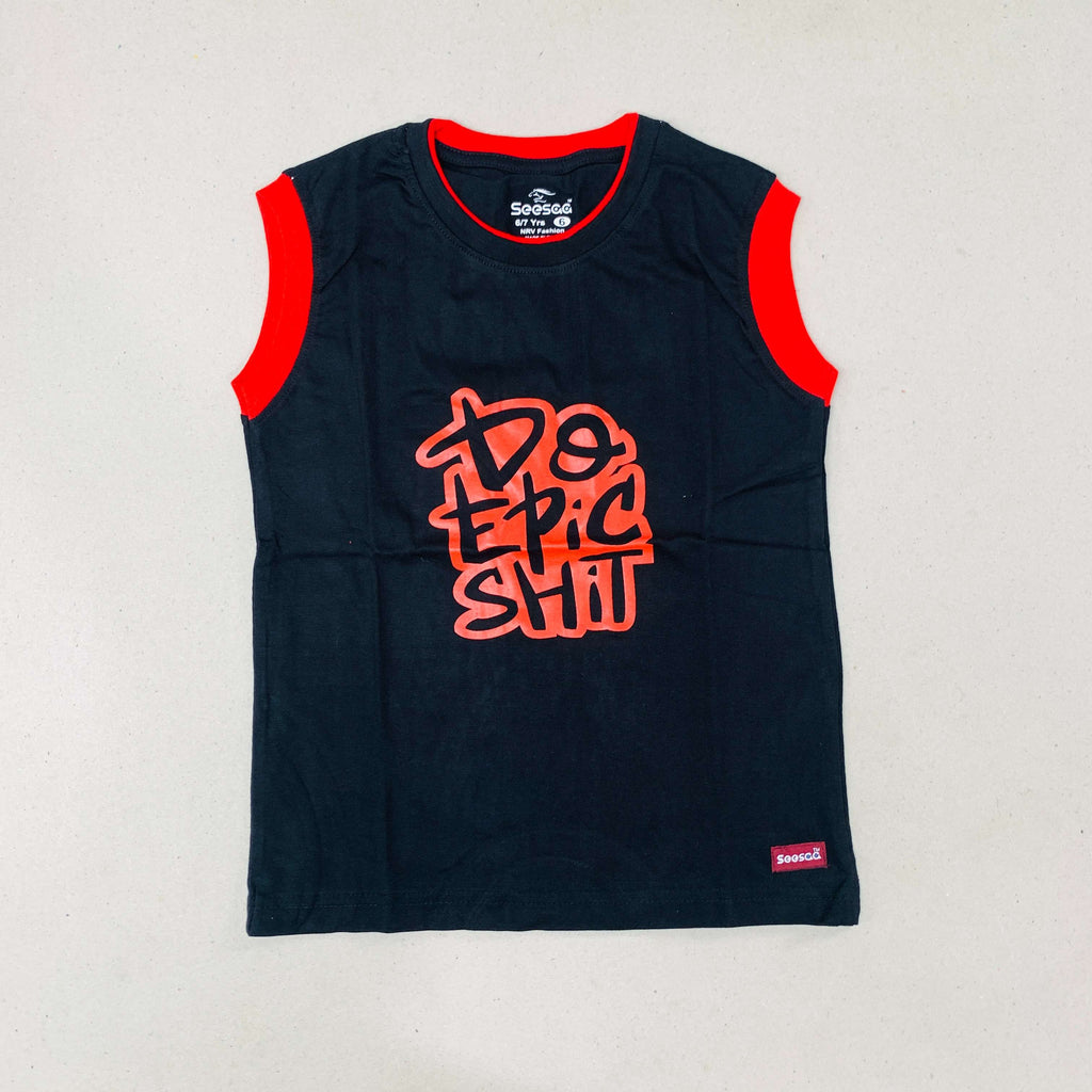 Seesaa sleeveless T-Shirt Combo Pack Of 2