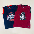 Seesaa sleeveless T-Shirt Combo Pack Of 2