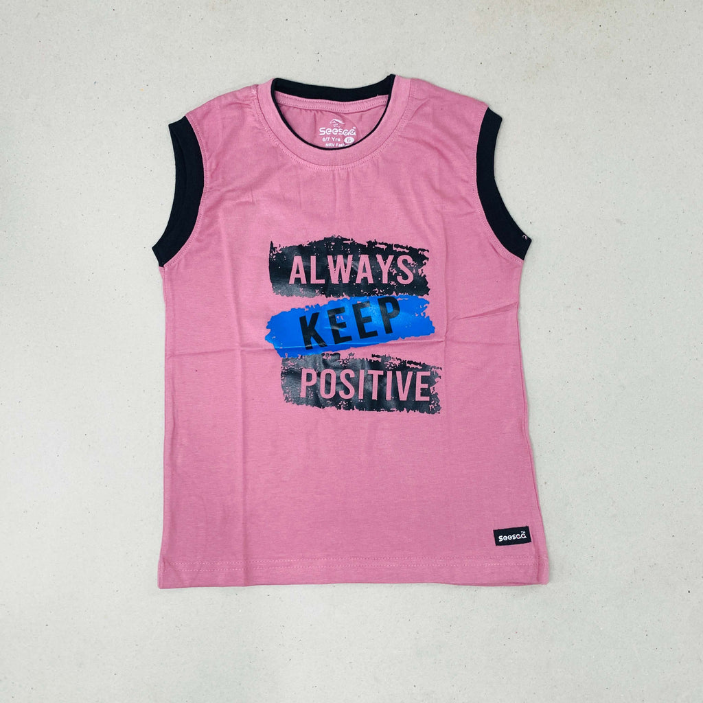 Seesaa sleeveless T-Shirt Combo Pack Of 2