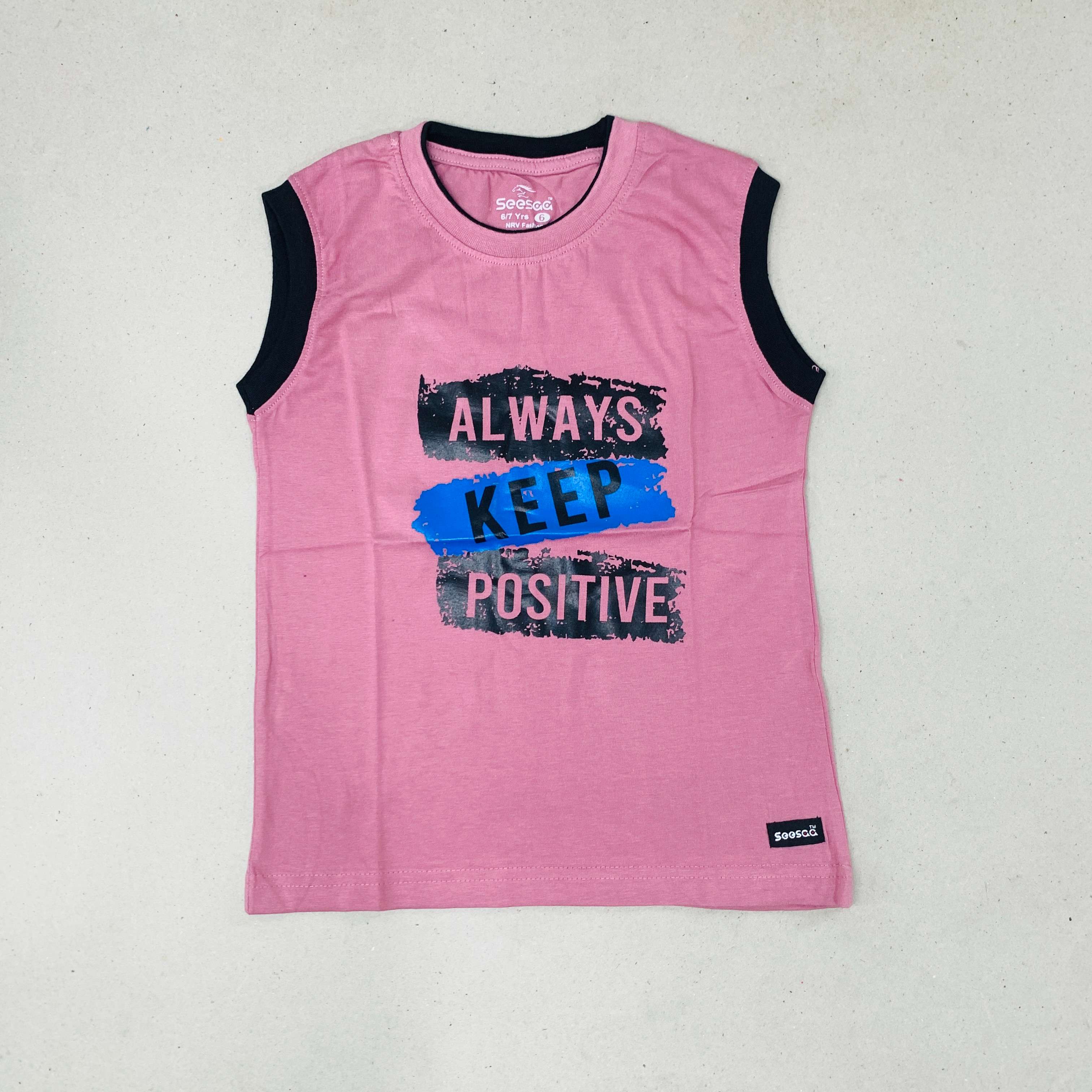 Seesaa sleeveless T-Shirt Combo Pack Of 2
