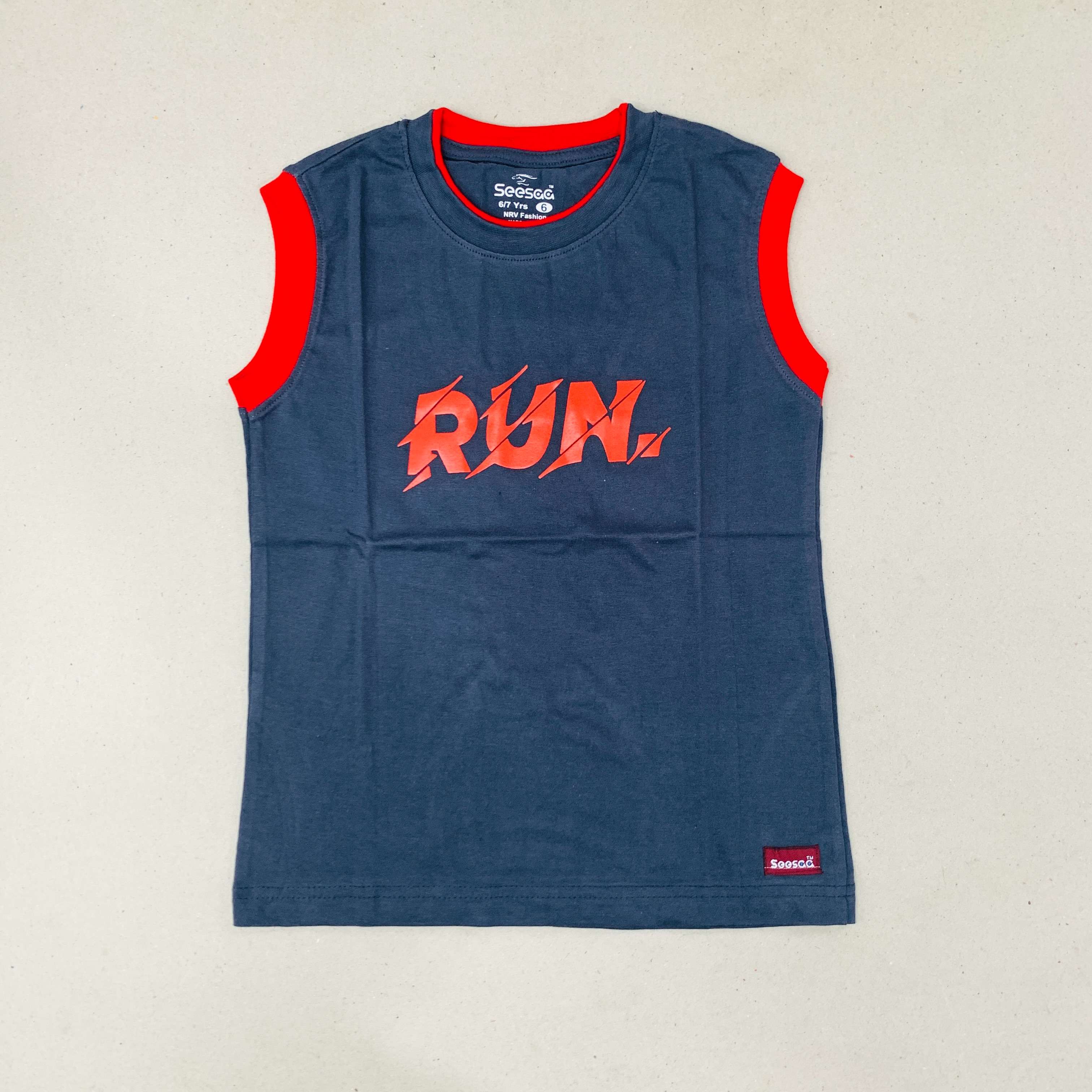 Seesaa sleeveless T-Shirt Combo Pack Of 2