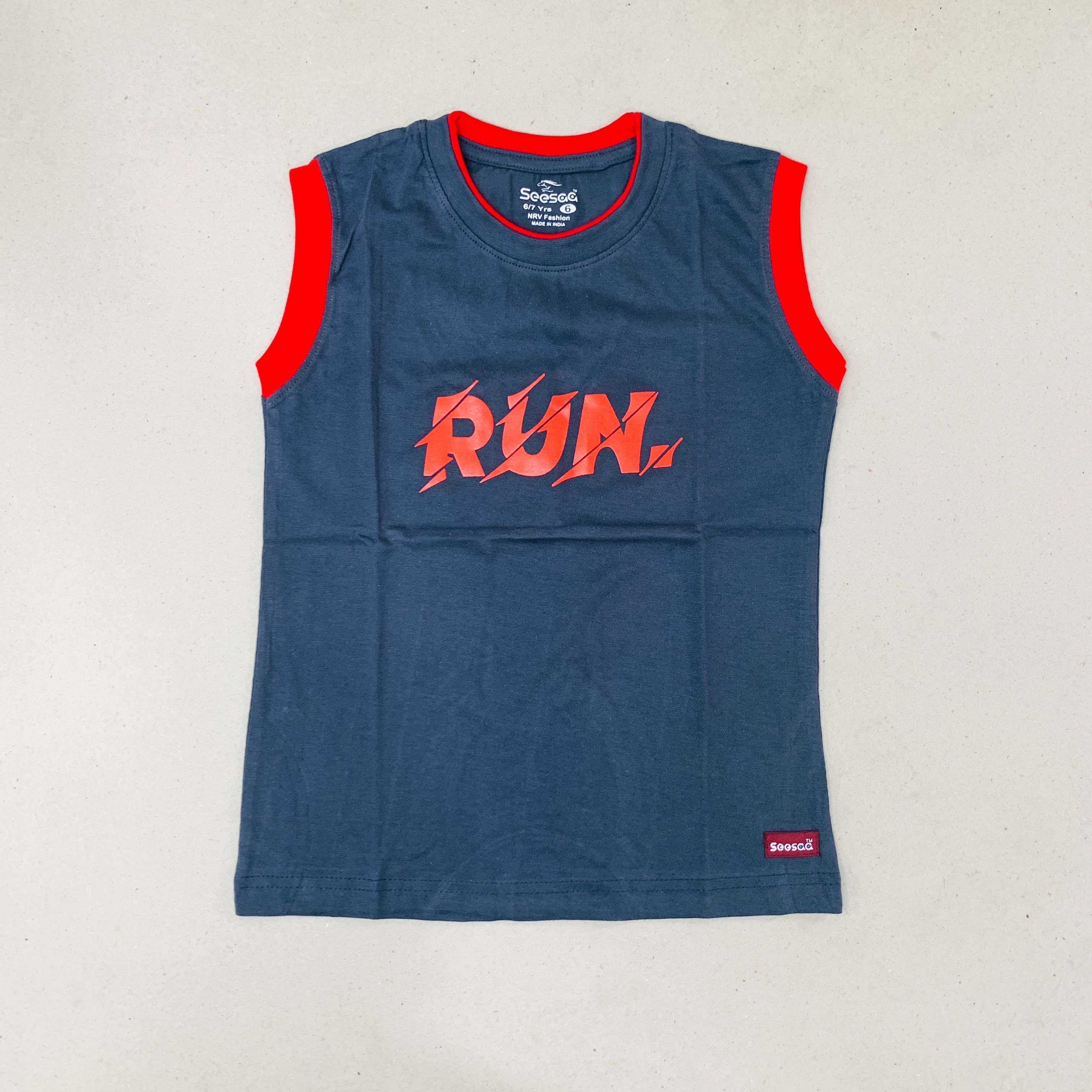 Seesaa sleeveless T-Shirt Combo Pack Of 2