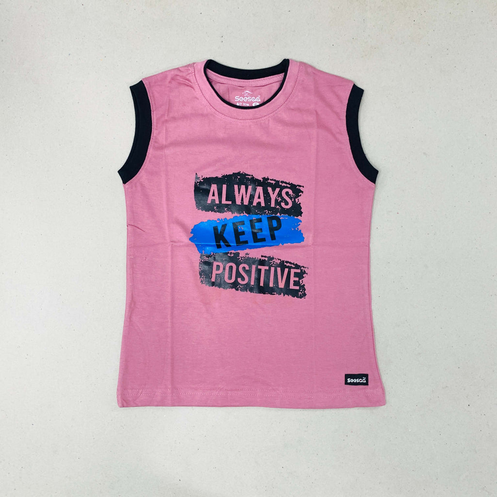 Seesaa sleeveless T-Shirt Combo Pack Of 2