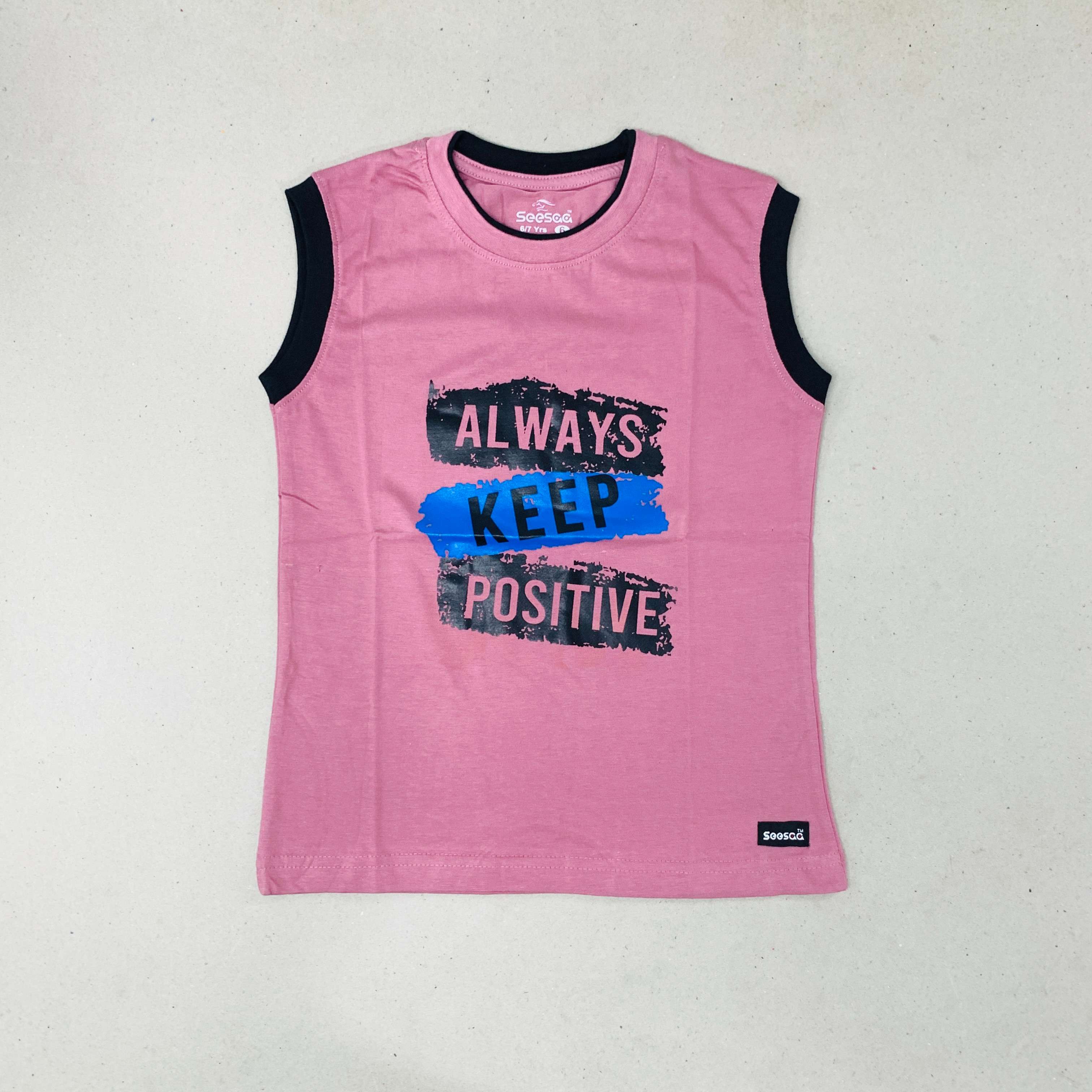 Seesaa sleeveless T-Shirt Combo Pack Of 2