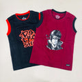 Seesaa sleeveless T-Shirt Combo Pack Of 2