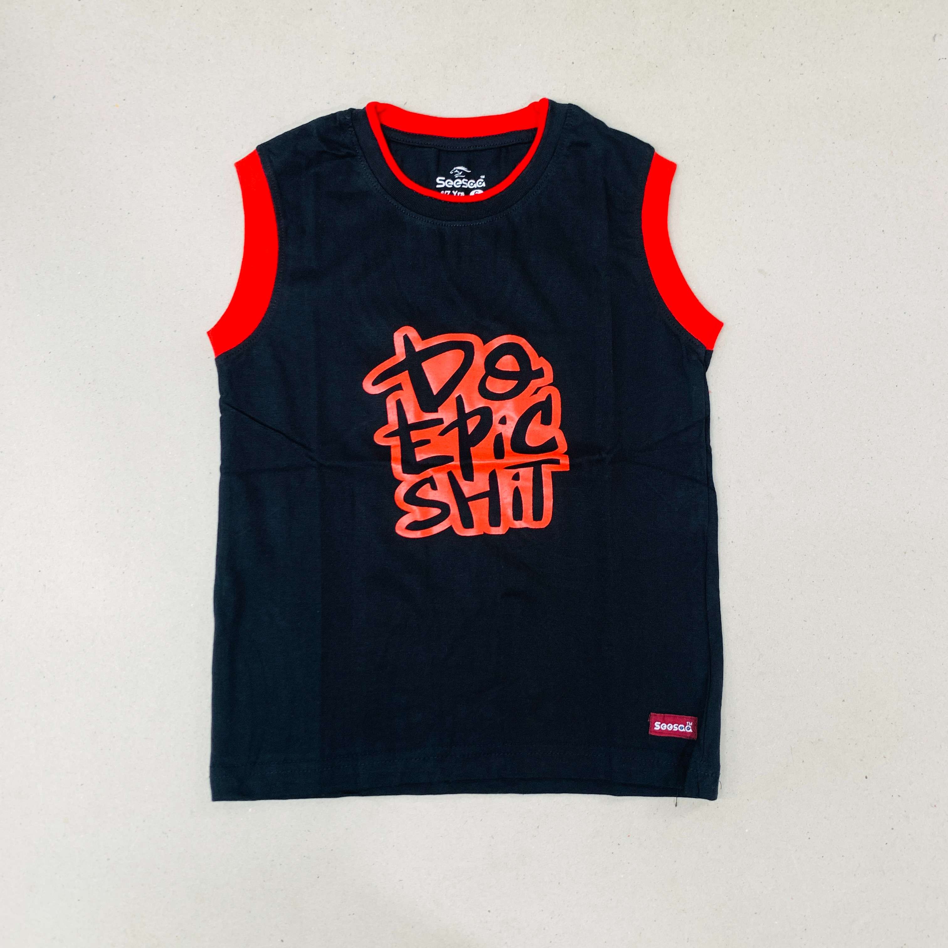 Seesaa sleeveless T-Shirt Combo Pack Of 2