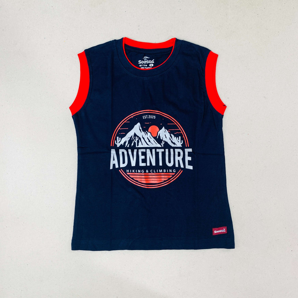 Seesaa sleeveless T-Shirt Combo Pack Of 2