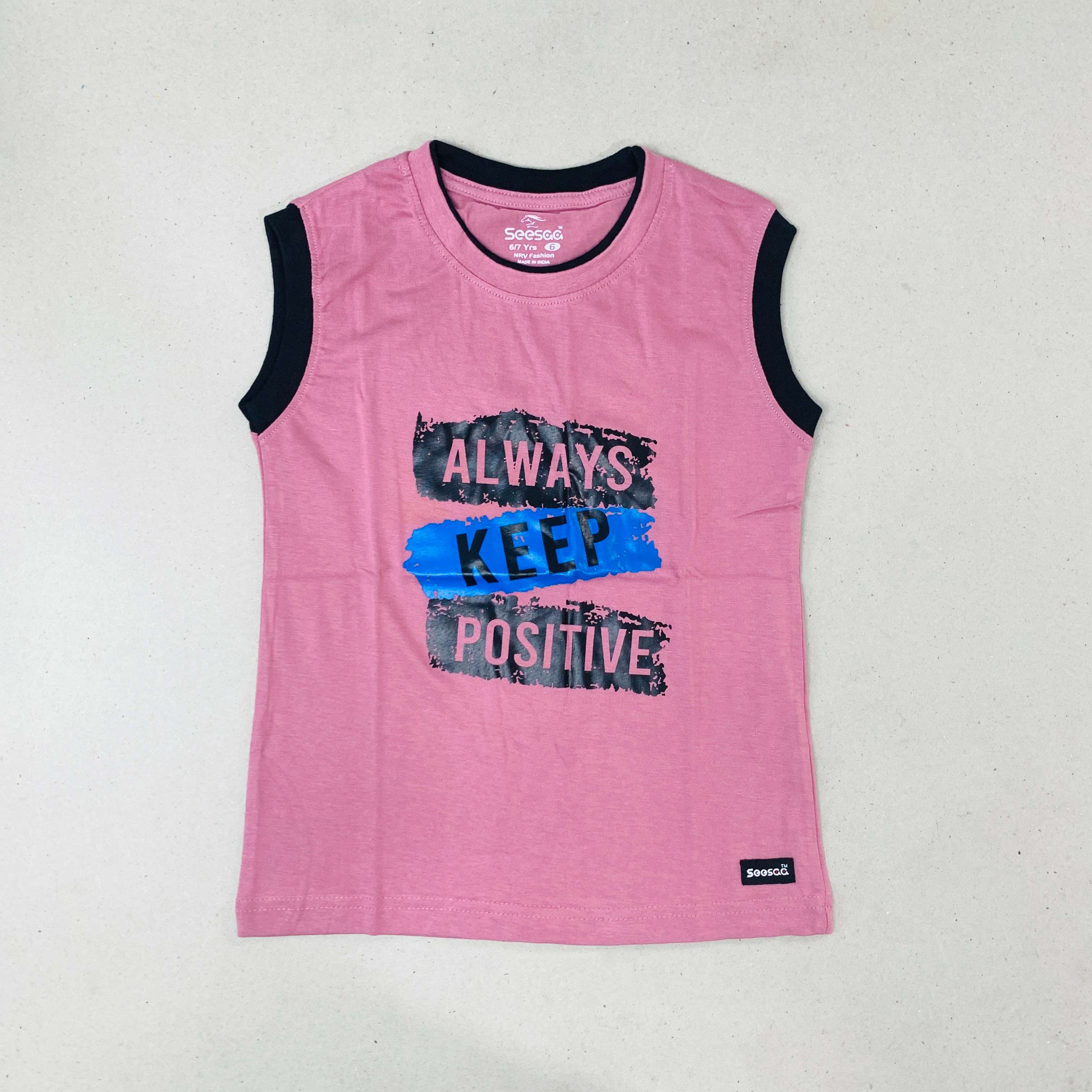 Seesaa sleeveless T-Shirt Combo Pack Of 2