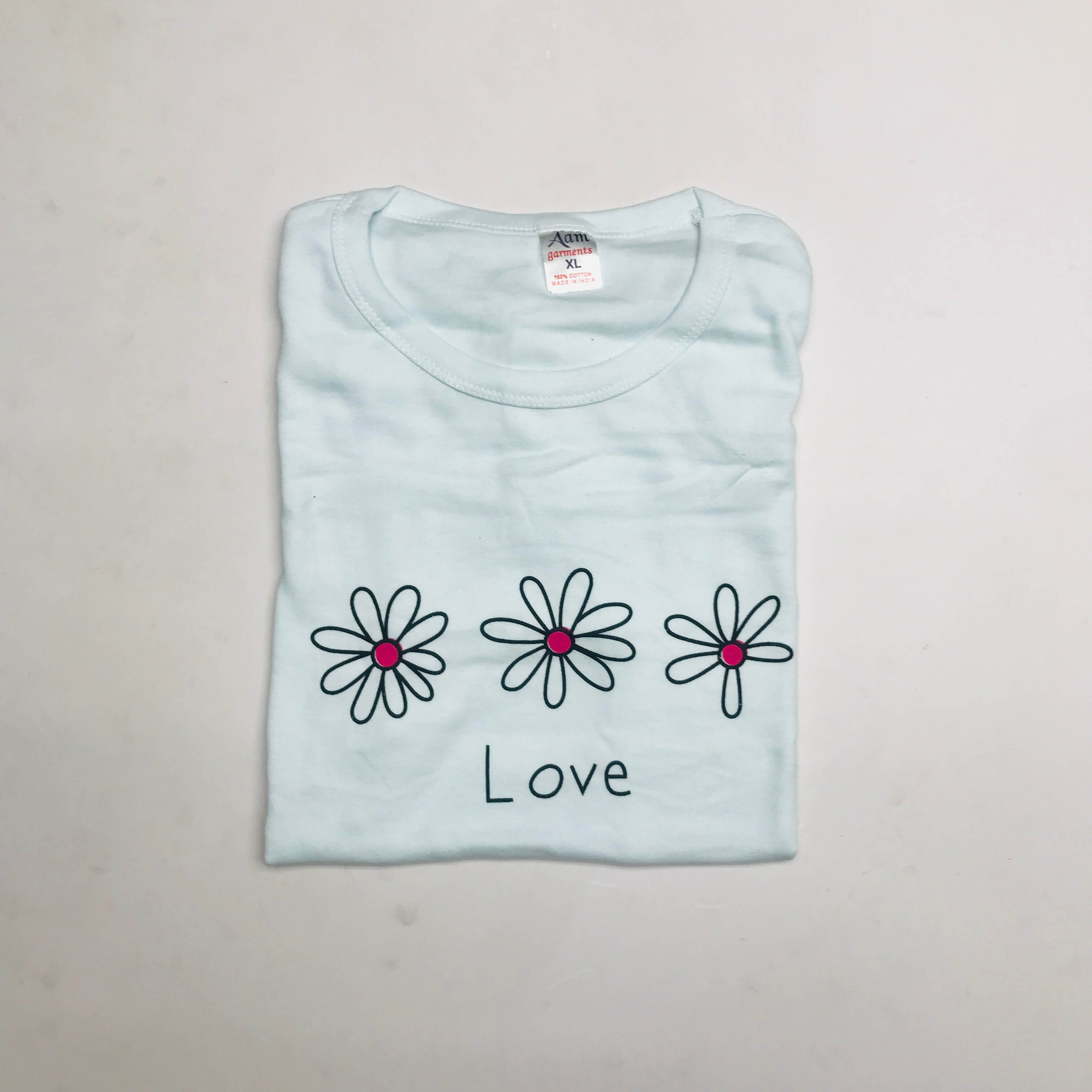 AM Ladies Tshirt Combo Pack Of 2 (32 Inch)