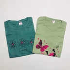 AM Ladies Tshirt Combo Pack Of 2 (32 Inch)