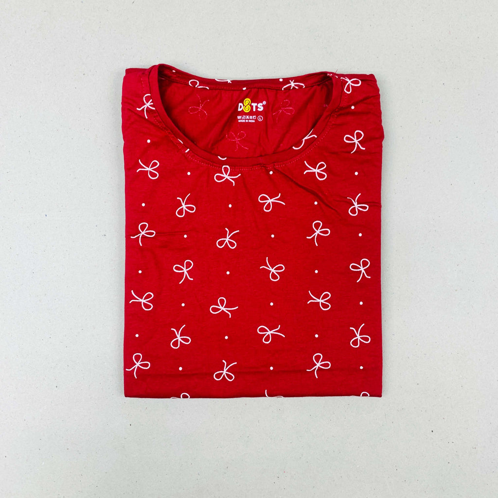 Dots Ladies Printed T-Shirt
