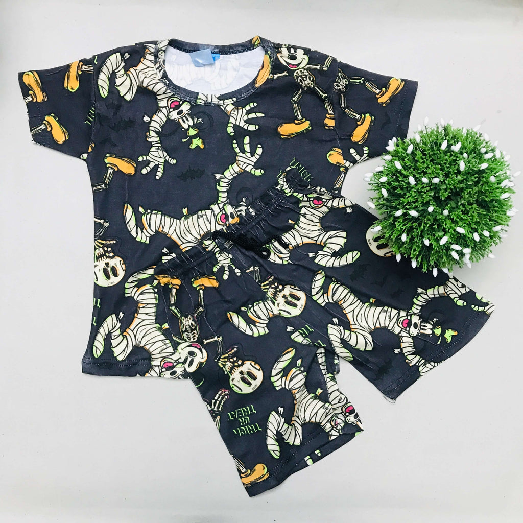 Kids Printed Shorts Set