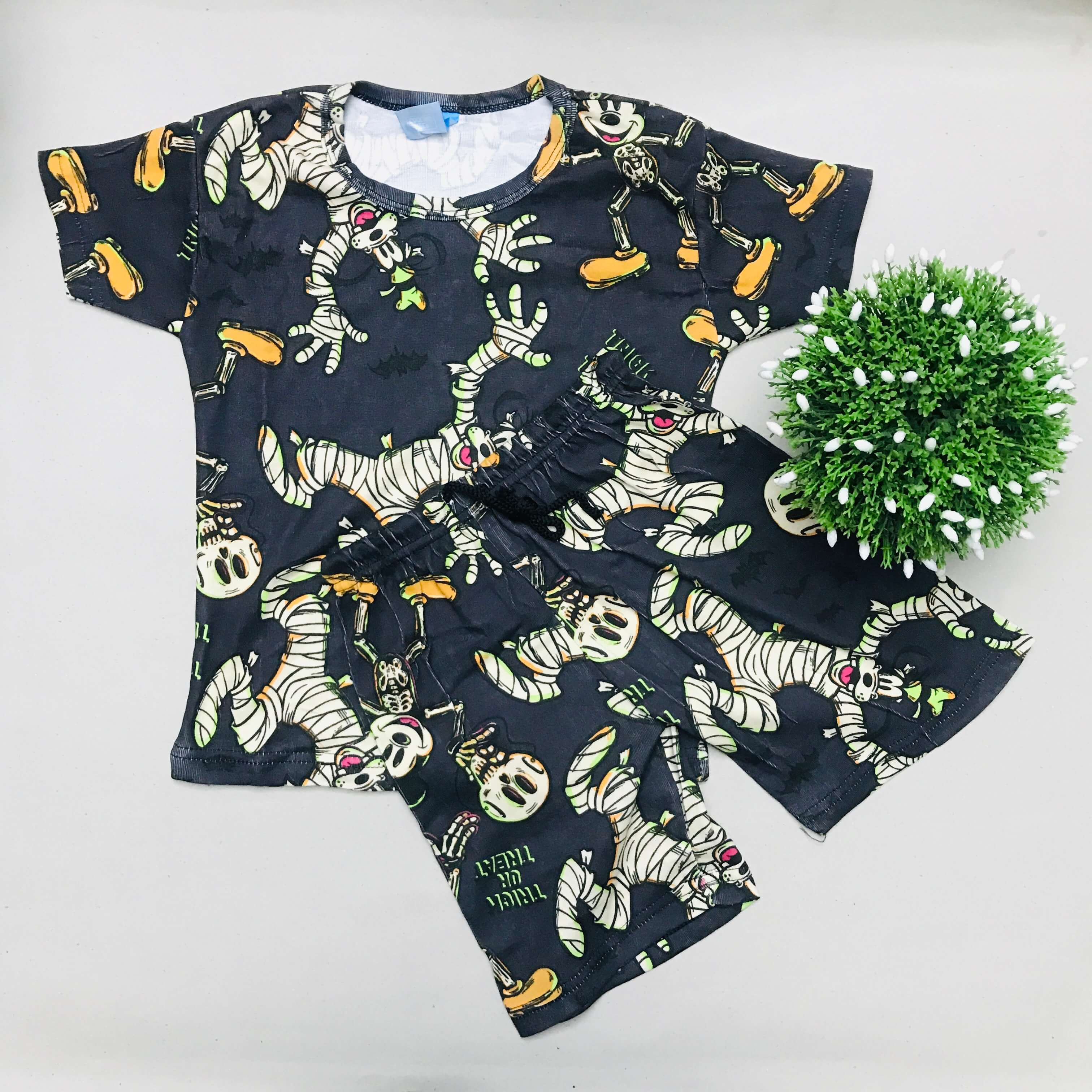 Kids Printed Shorts Set