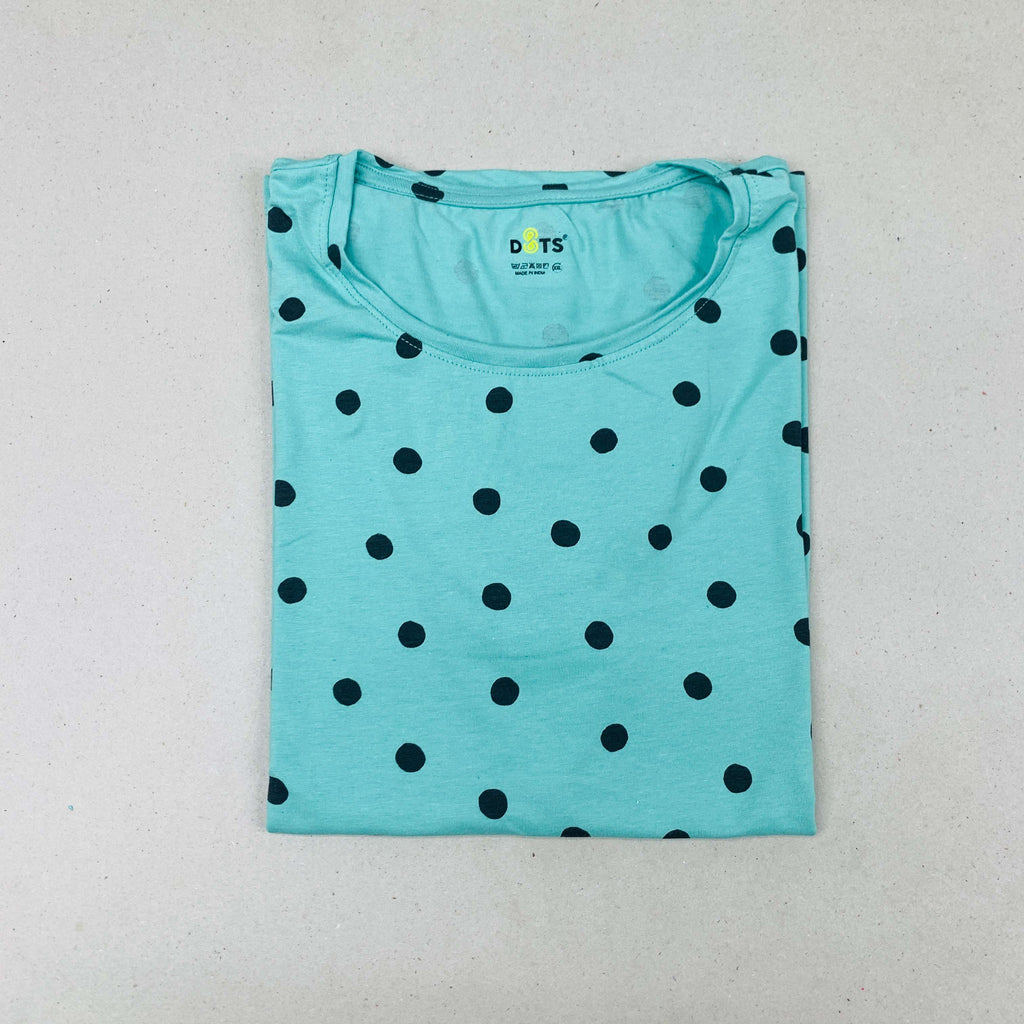 Dots Ladies Printed T-Shirt