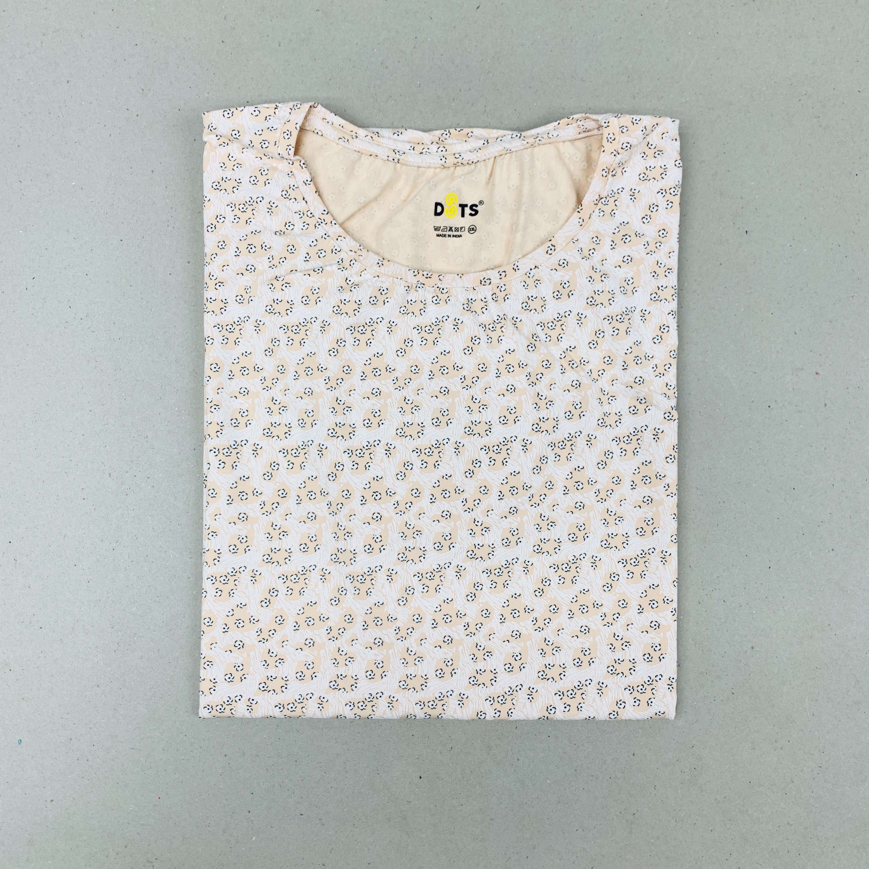 Dots Ladies Printed T-Shirt
