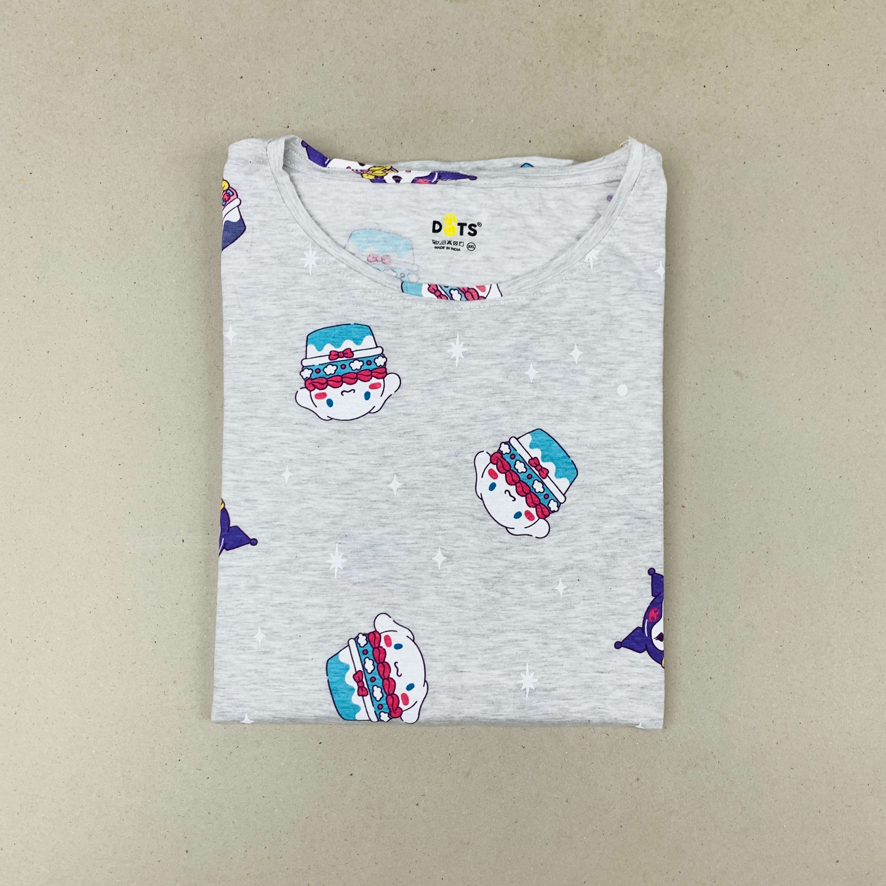 Dots Ladies Printed T-Shirt