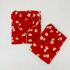 Dots Collar Pant Set with Pocket