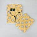 Dots Collar Pant Set with Pocket