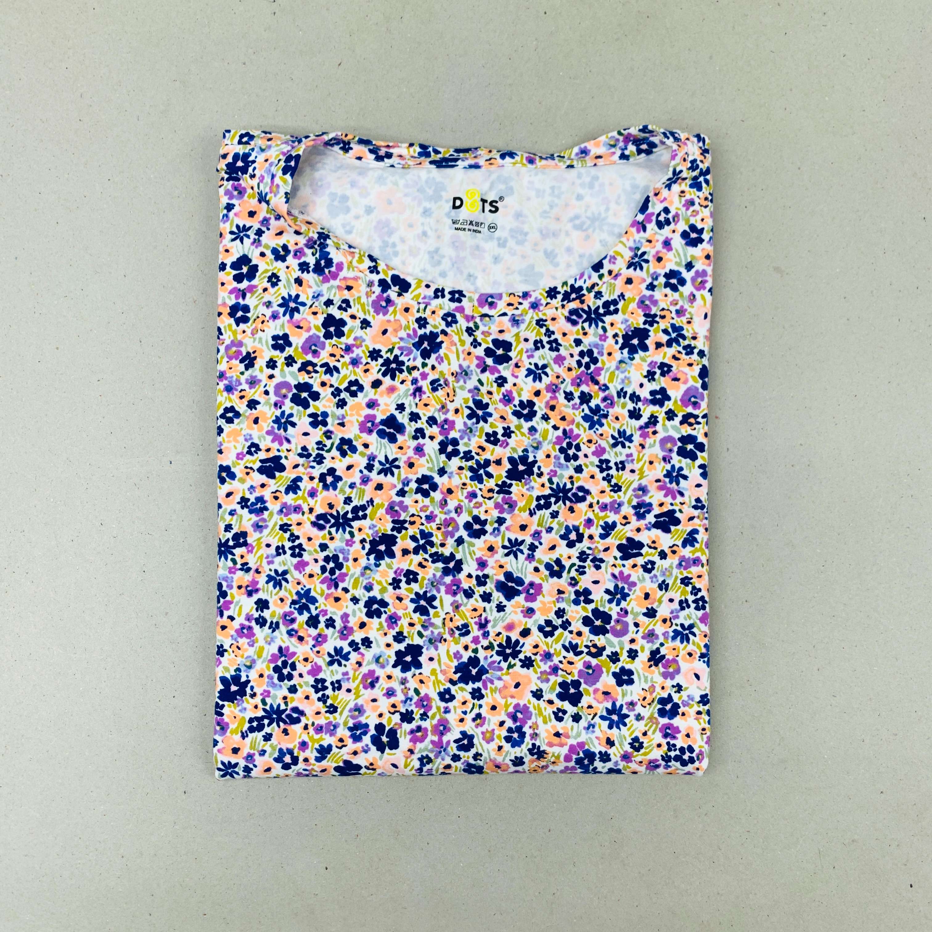 Dots Ladies Printed T-Shirt