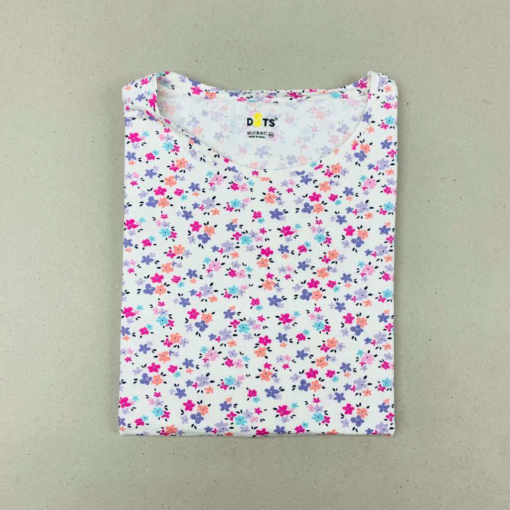 Dots Ladies Printed T-Shirt